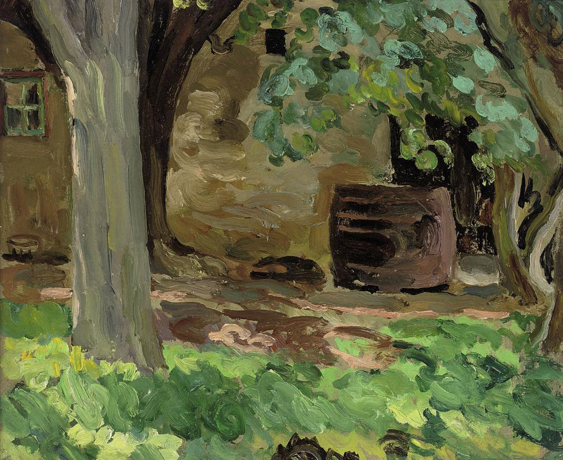 Vanessa Bell — Французский пейзаж, замок Фонткрез