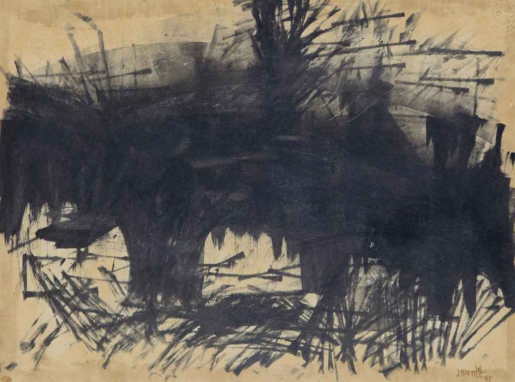 Vasudeo S. Gaitonde — Без названия (Бой быков)