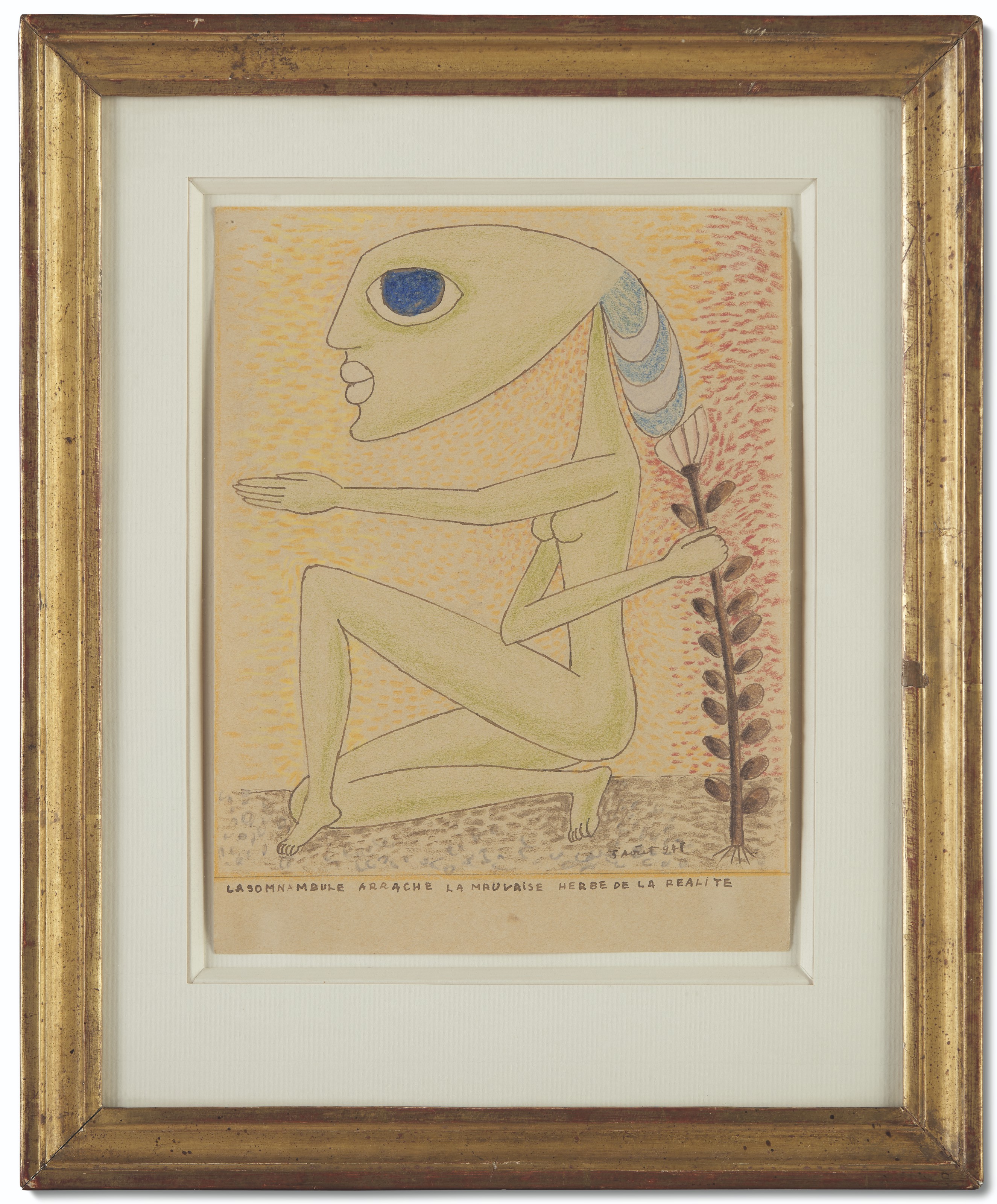 Victor Brauner — Сомнамбула- загадка, моветон, скрывающий реальность., изображение 3