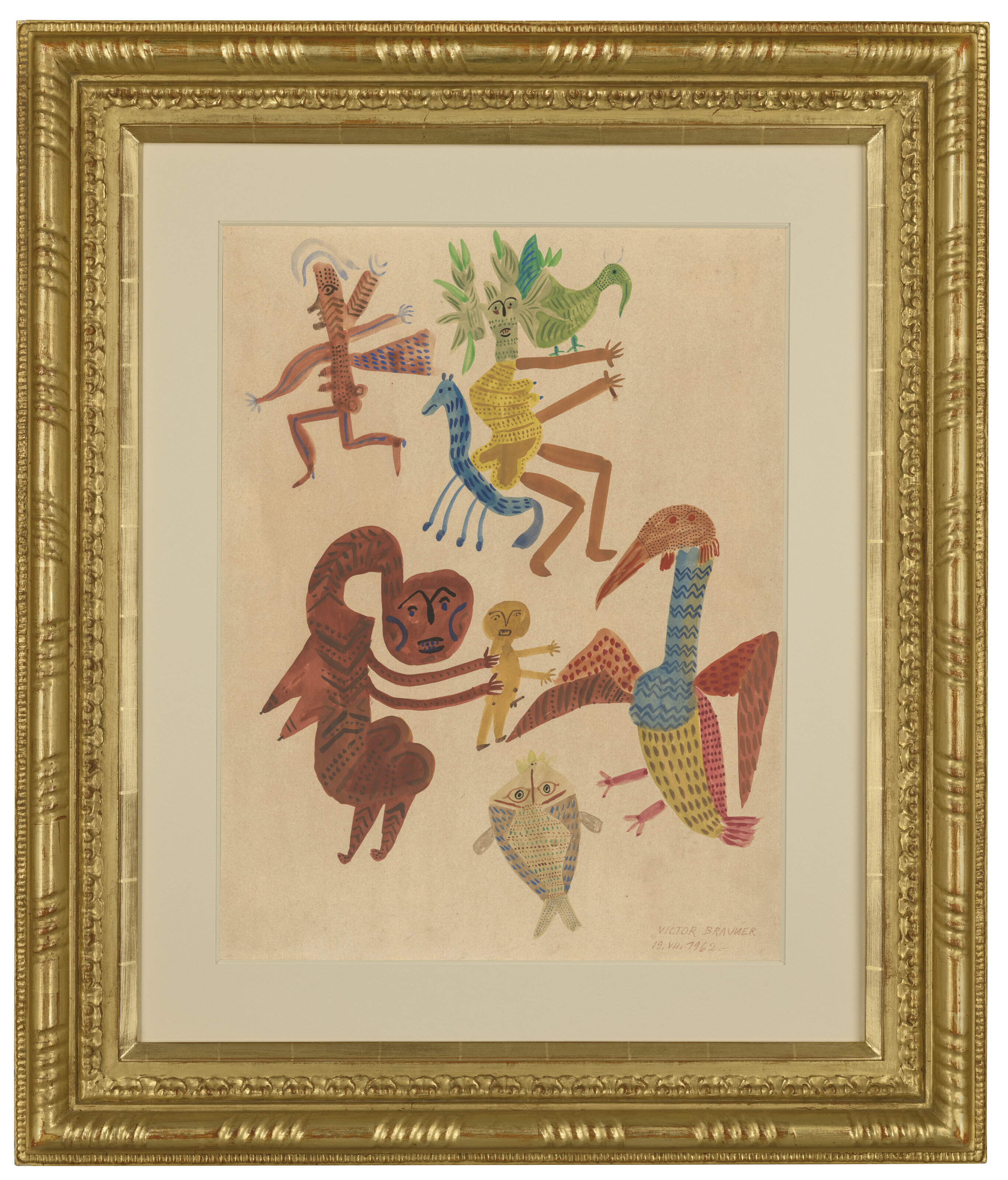 Victor Brauner — Персонажи, уазо, пуассоны, изображение 2