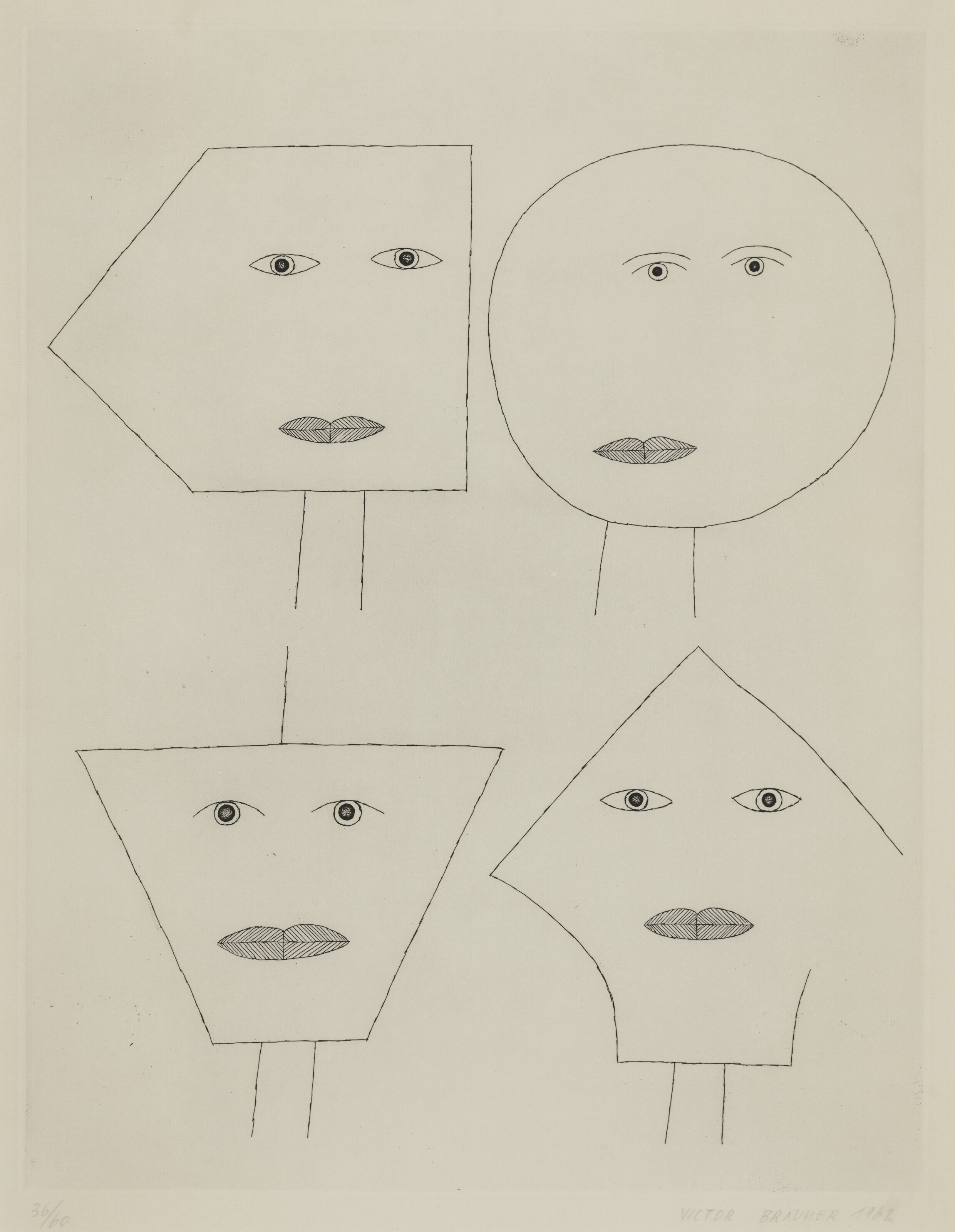 Victor Brauner — Без названия, автор: Кодекс красоты