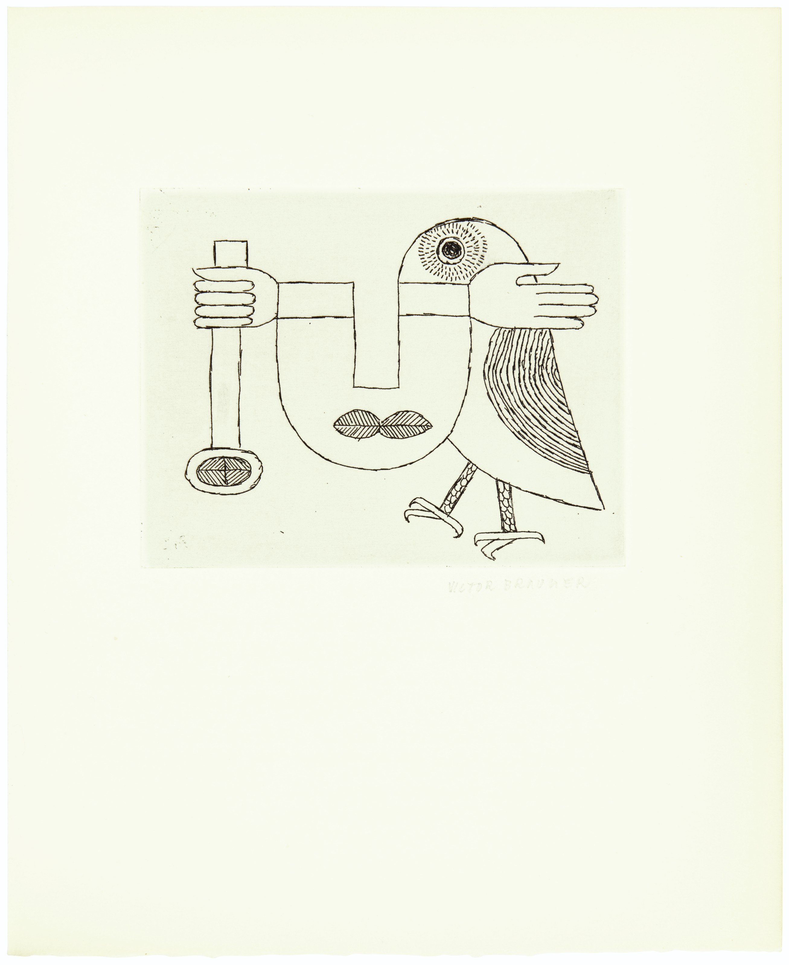 Victor Brauner — Герасим Лука, Шато Прессенти, эпоха Возрождения, Париж, 1958