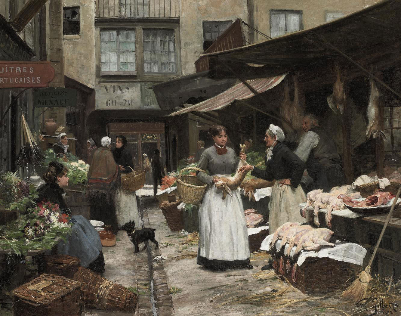 Victor Gabriel Gilbert — Рыночный день