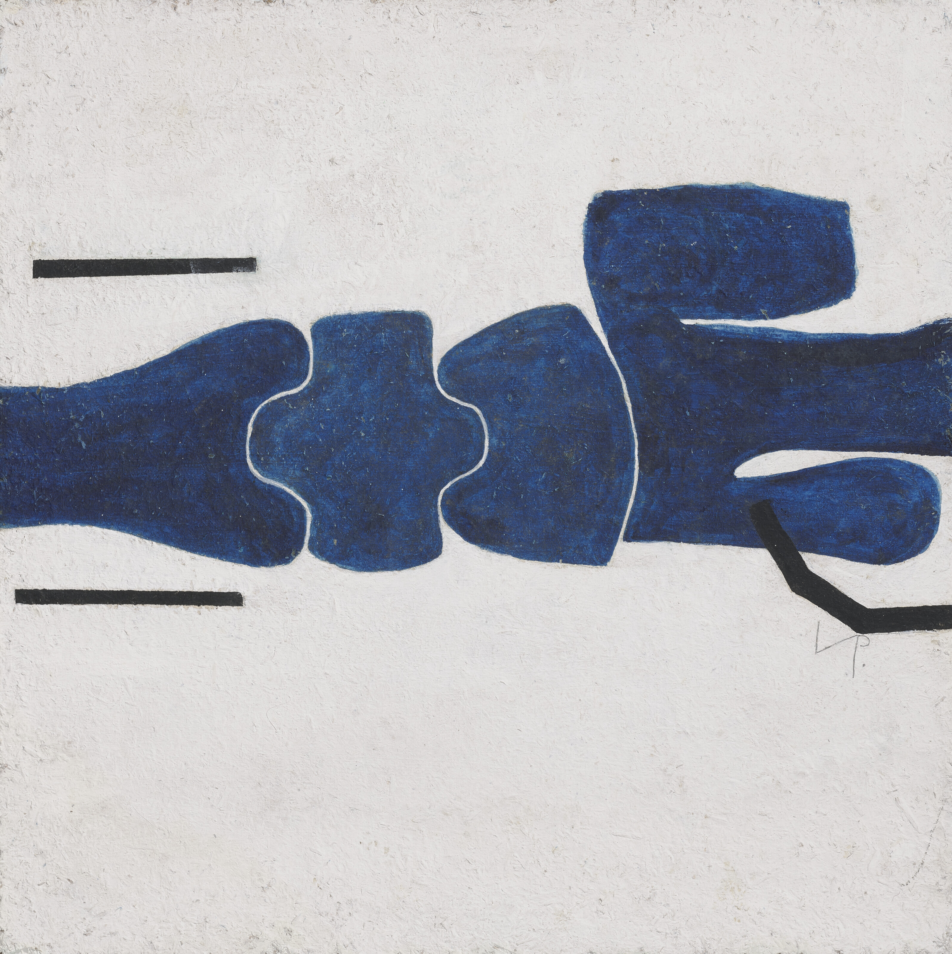 Victor Pasmore — Без названия (синее движение), изображение 3