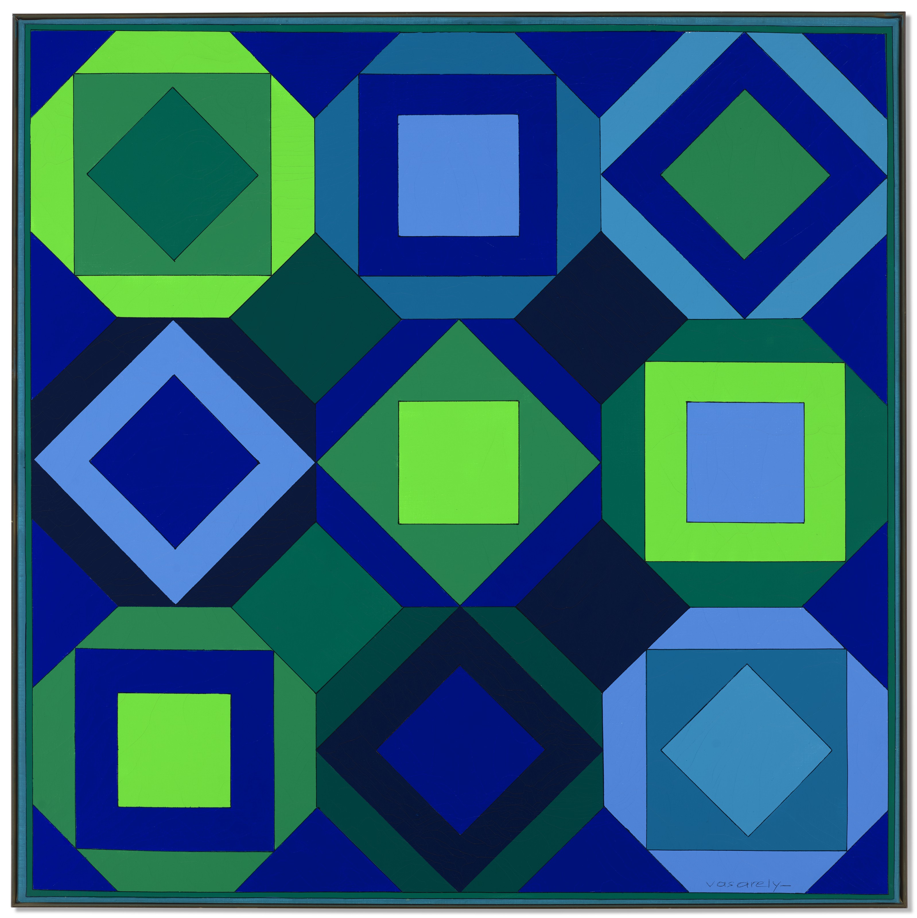 Victor Vasarely — Окта-Фольклор-E, изображение 2
