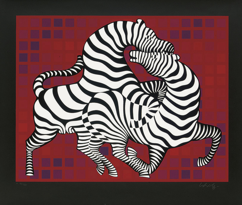 Victor Vasarely — ПАРА ЗЕБР