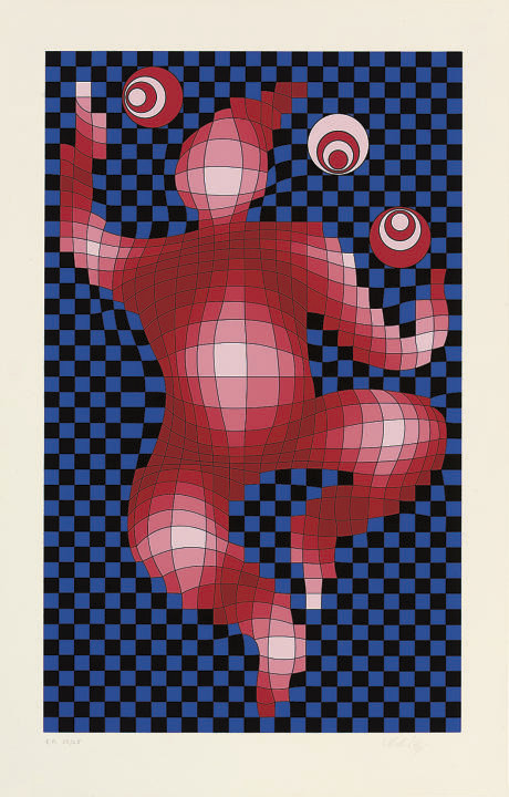 Victor Vasarely — ЖОНГЛИРОВАНИЕ АРЛЕКИНА