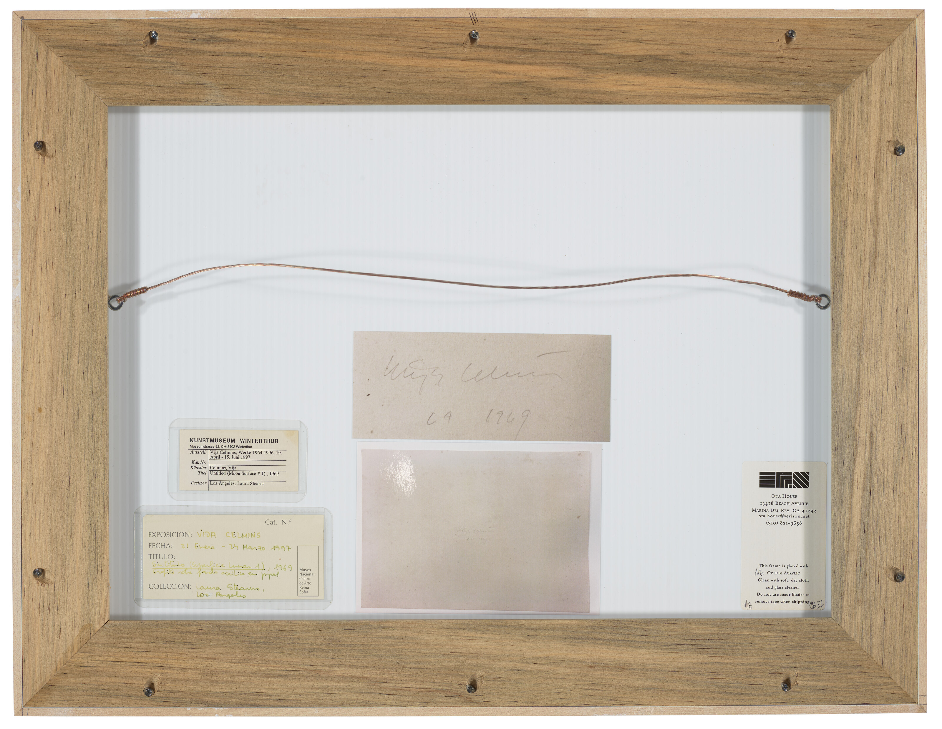 Vija Celmins — Без названия (изображение Луны), изображение 3