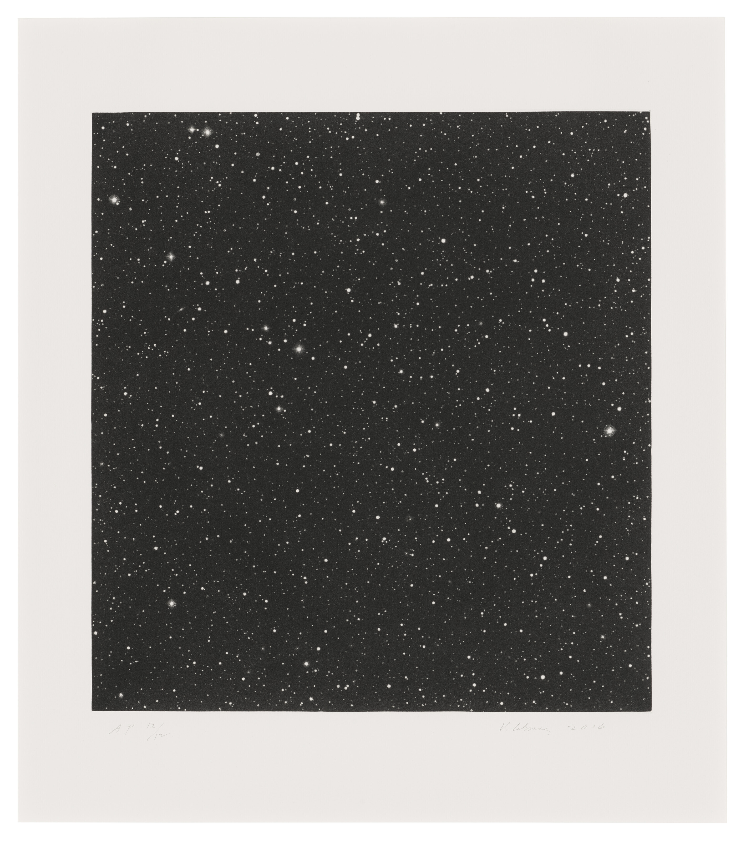 Vija Celmins — Шесть гравюр художника, изображение 3
