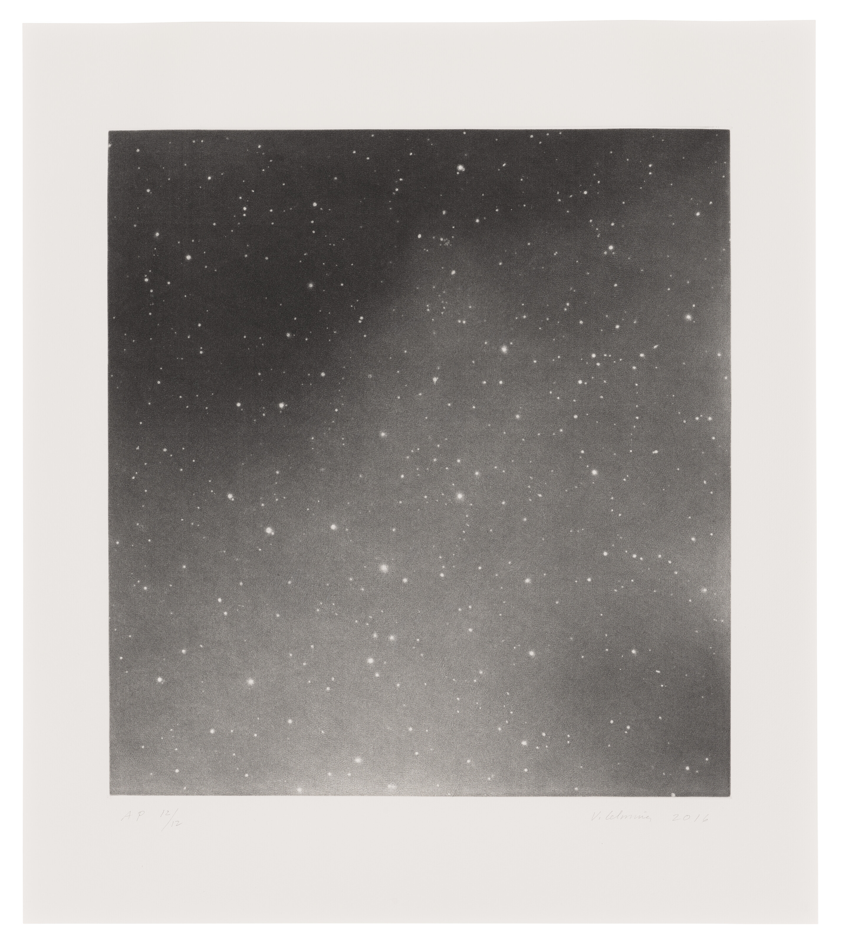 Vija Celmins — Шесть гравюр художника, изображение 4