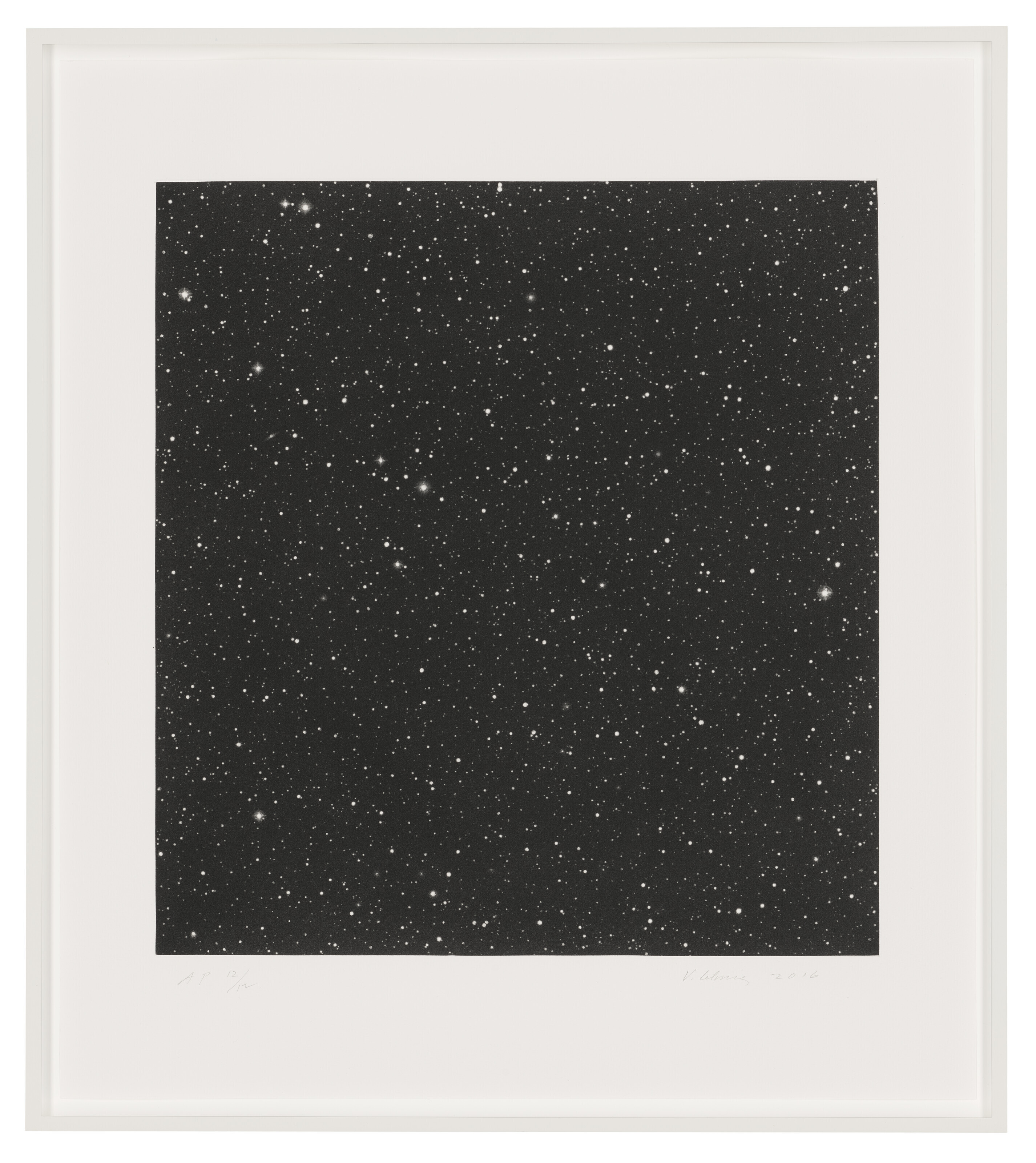 Vija Celmins — Шесть гравюр художника, изображение 9