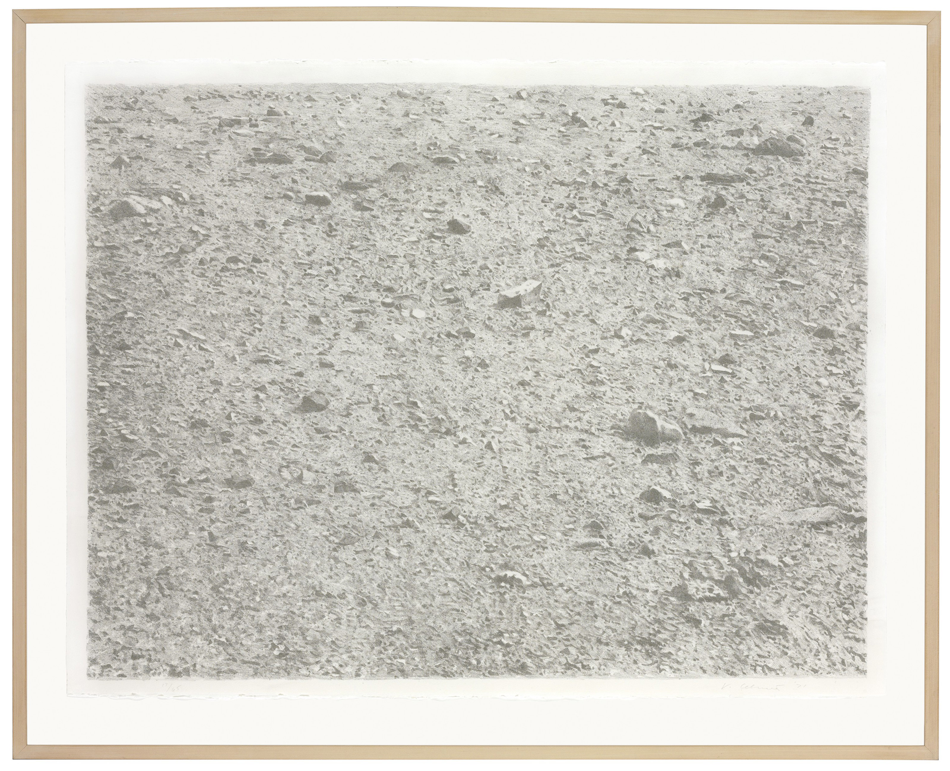 Vija Celmins — Пустыня, из серии без названия, изображение 2