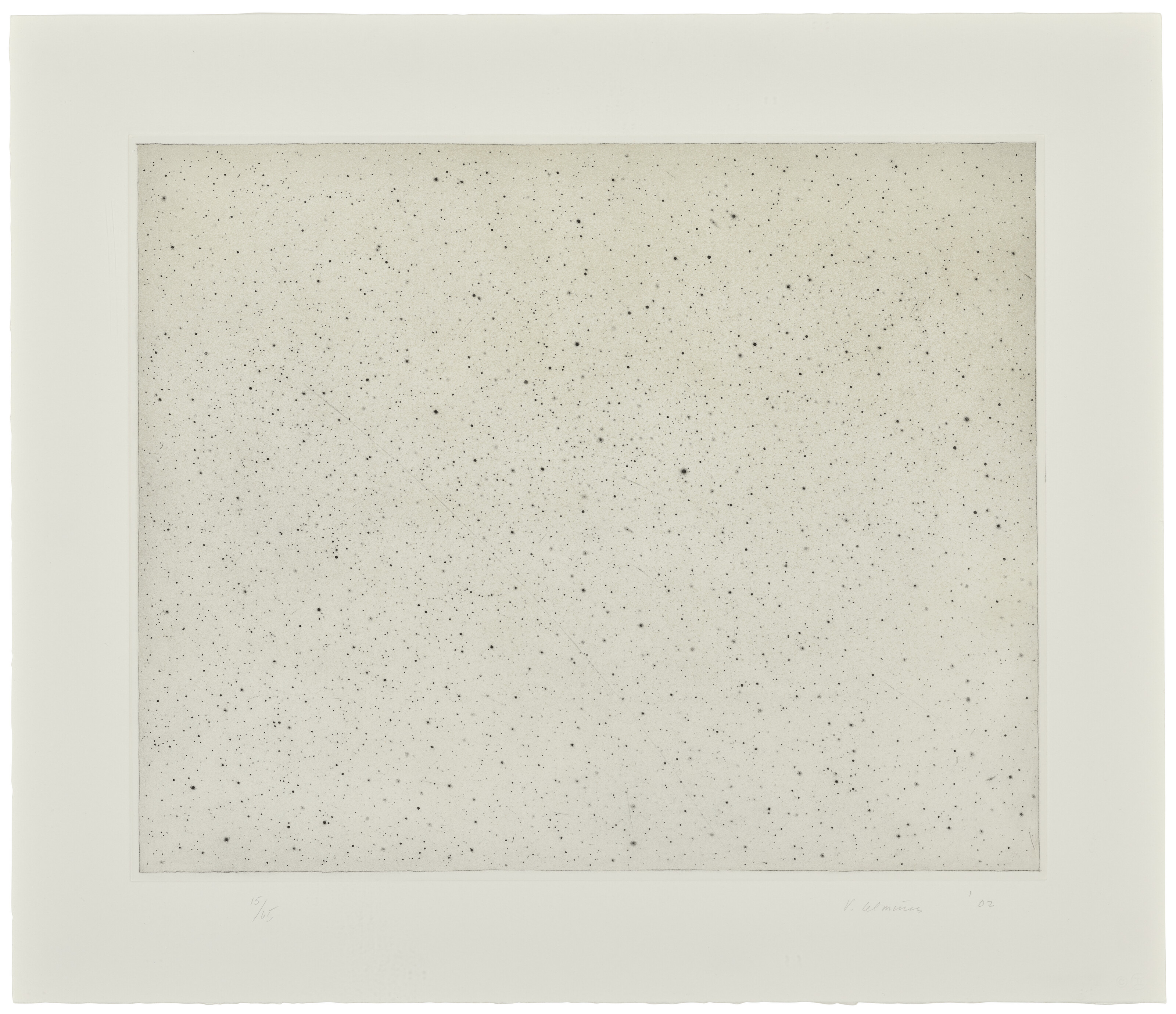 Vija Celmins — Ночное небо I (перевернутое)
