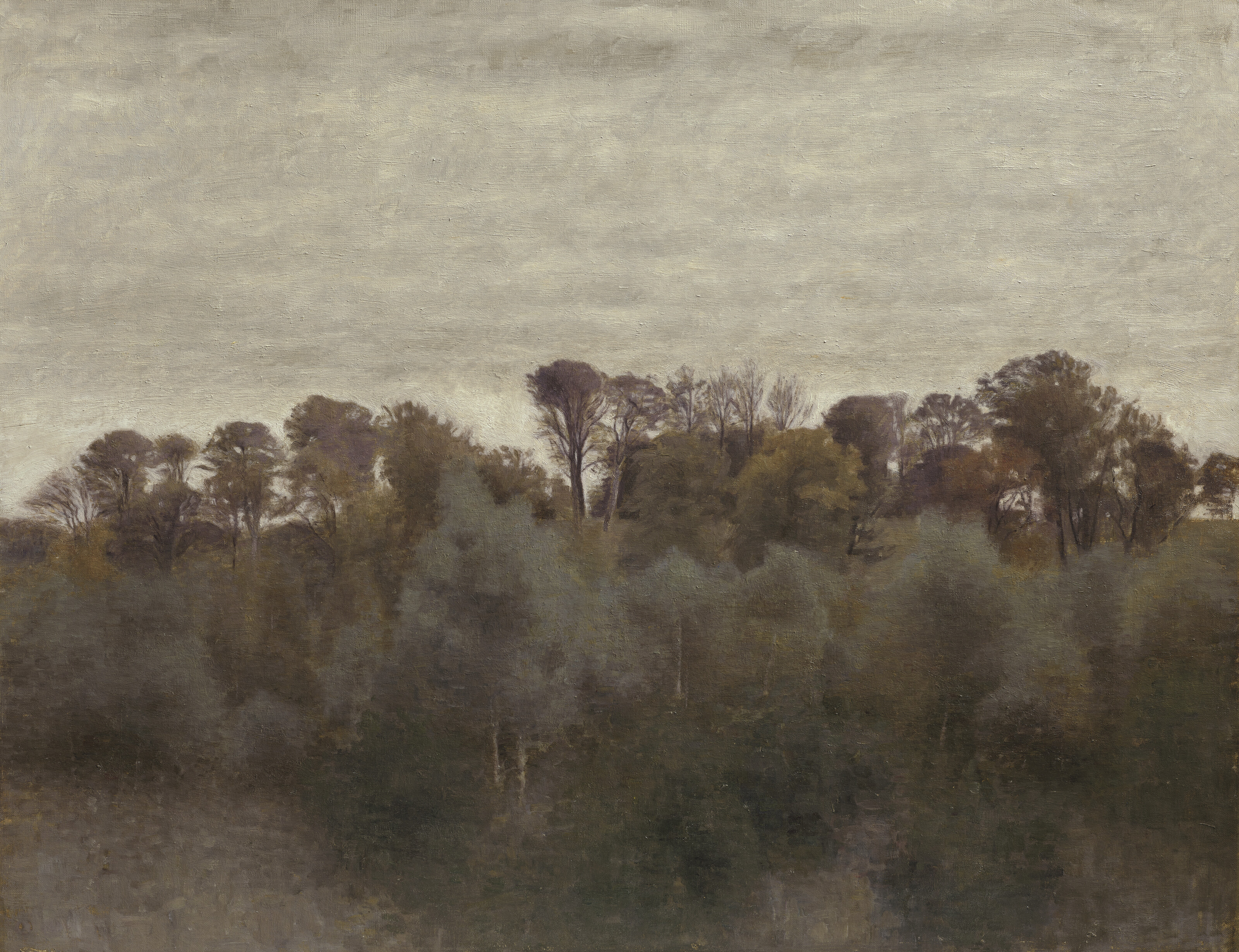 Vilhelm Hammershøi — Ландскаб. Соммер. Фра Райет вед Фарумсе