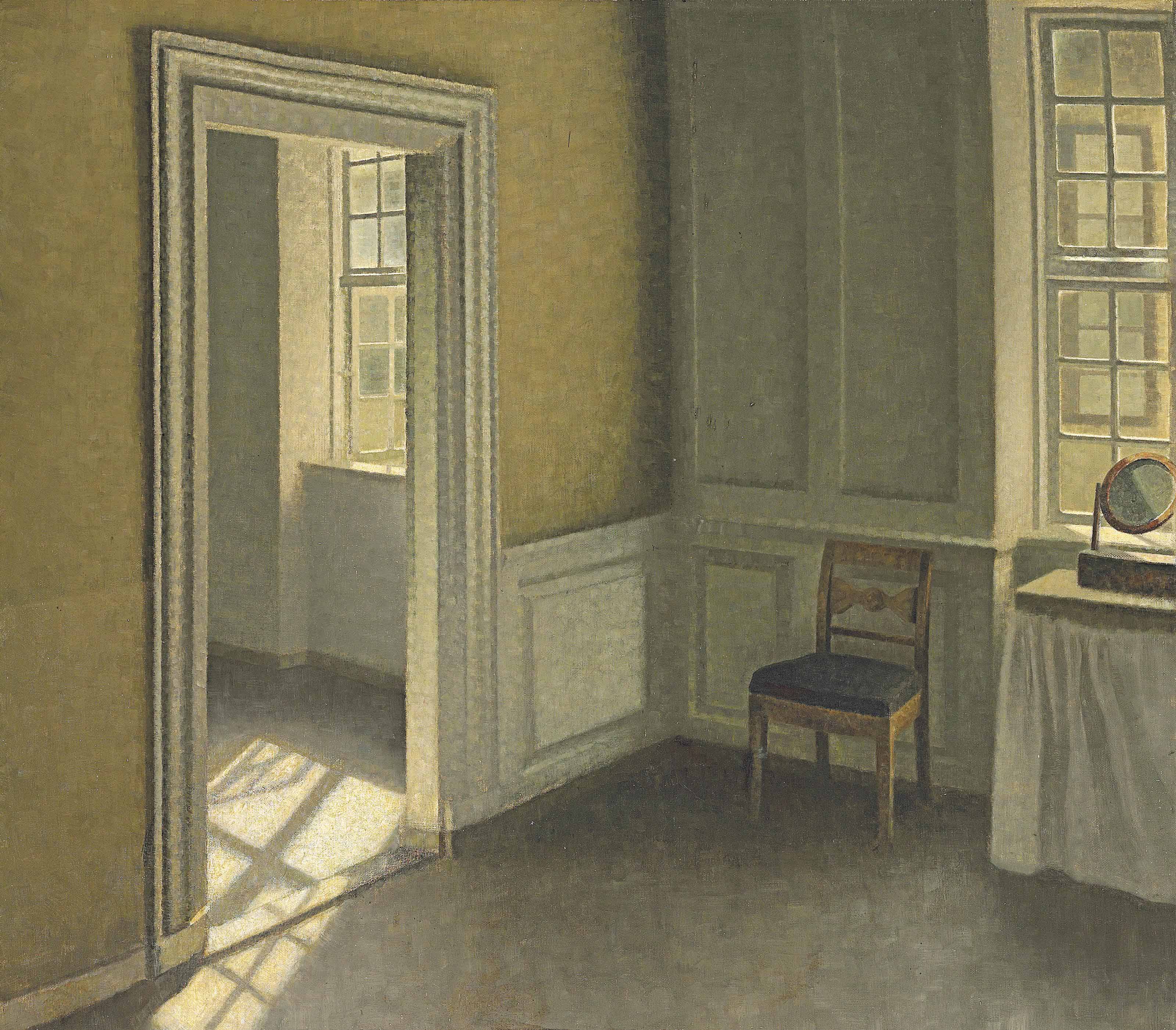 Vilhelm Hammershøi — Спальня, Страндгейд, 30