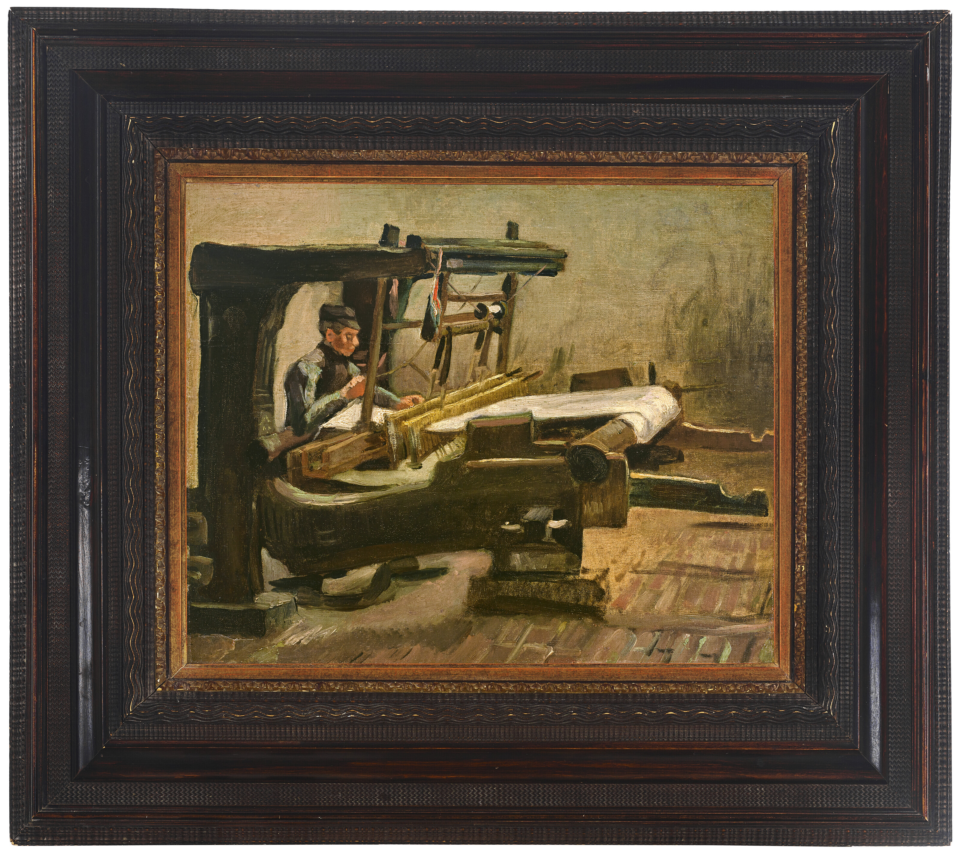 Vincent van Gogh — Вевер наар рехтс гекерд (Ткач, стоящий справа), изображение 2