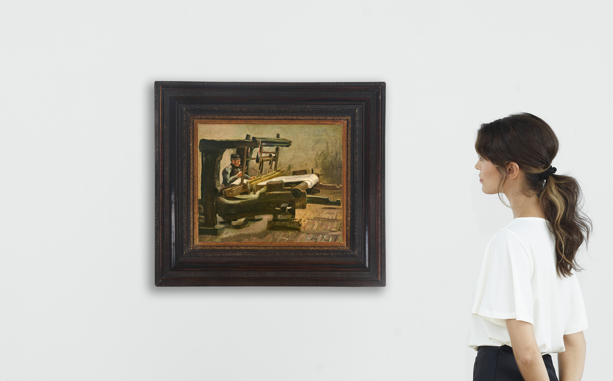 Vincent van Gogh — Вевер наар рехтс гекерд (Ткач, стоящий справа), изображение 4