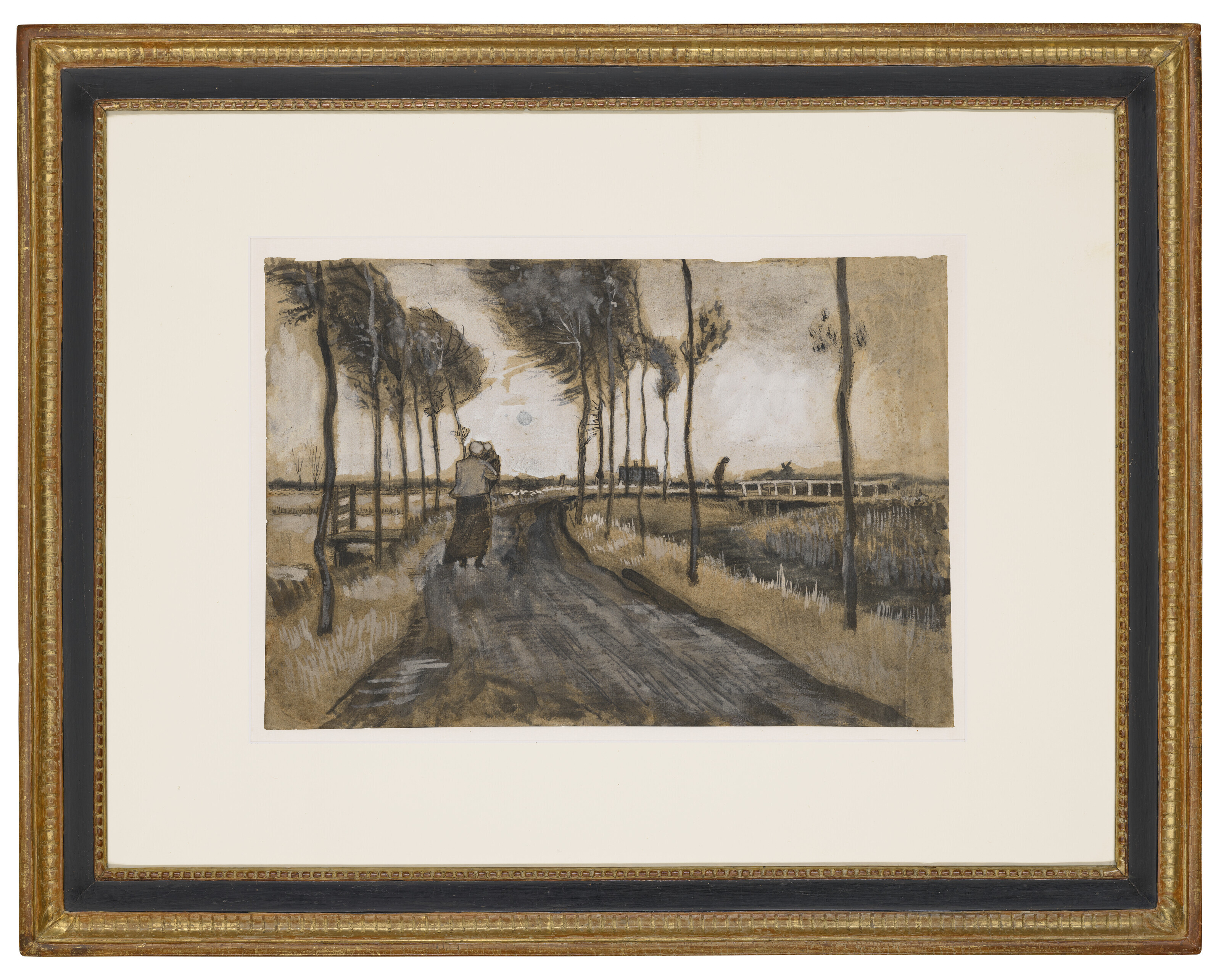 Vincent van Gogh — Ландшап встретился с Лопенде Вроу, изображение 2