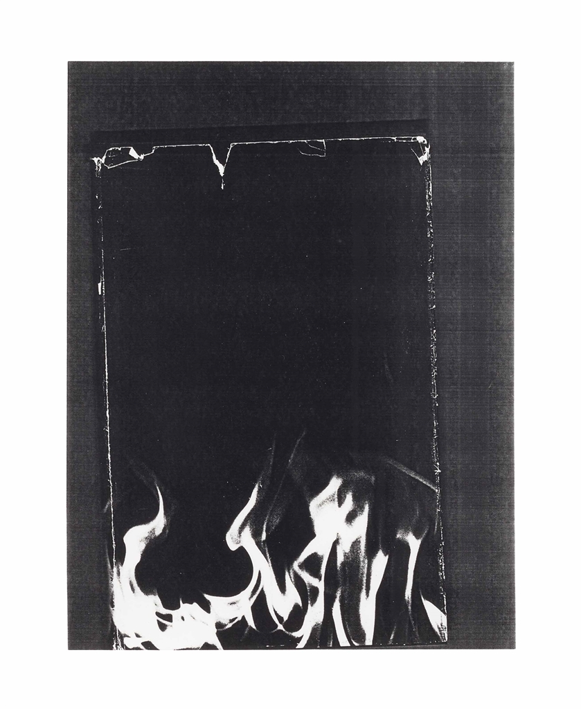 Wade Guyton — Без названия (Пламя)