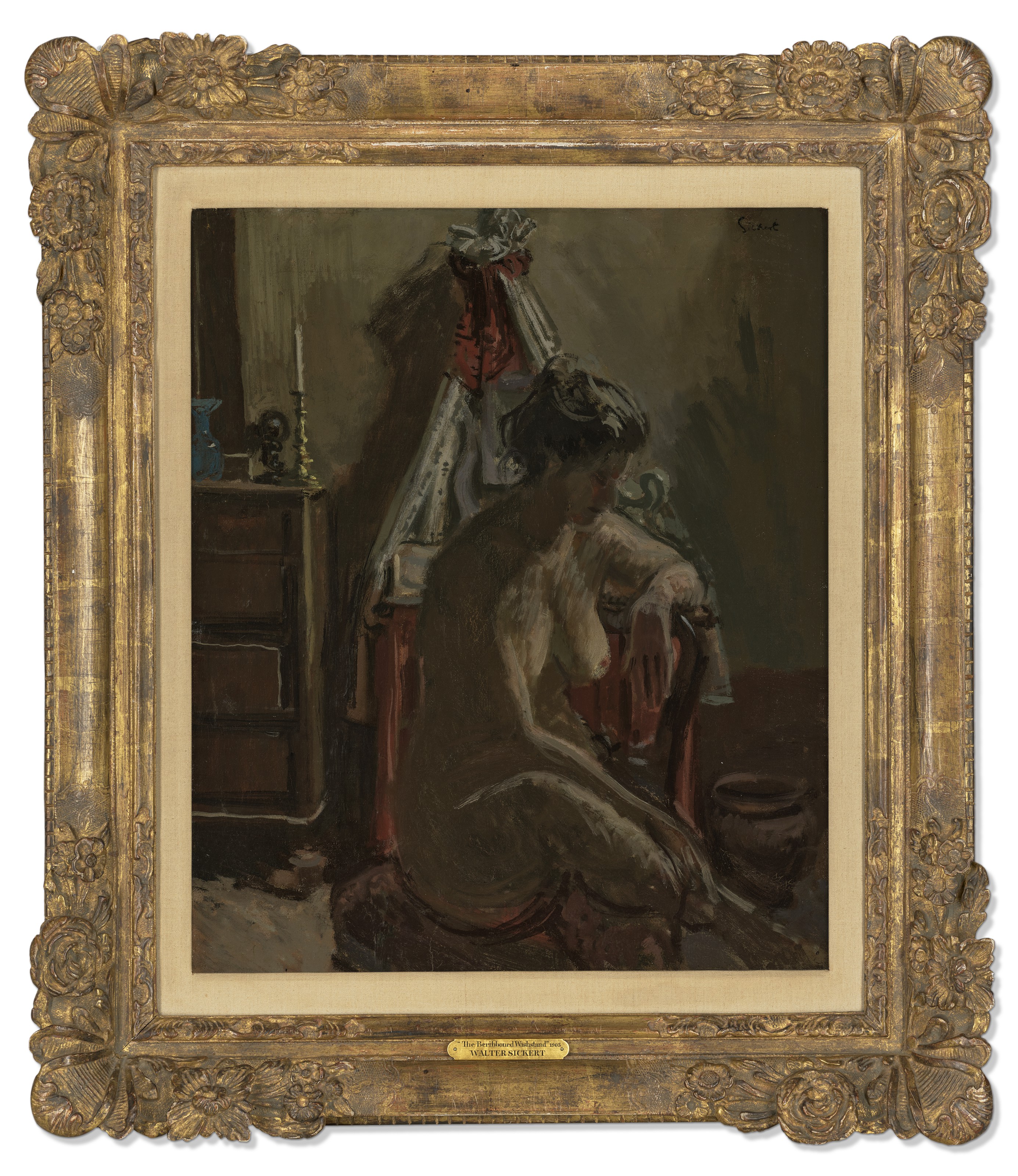 Walter Richard Sickert — Умывальник с лентами, изображение 2