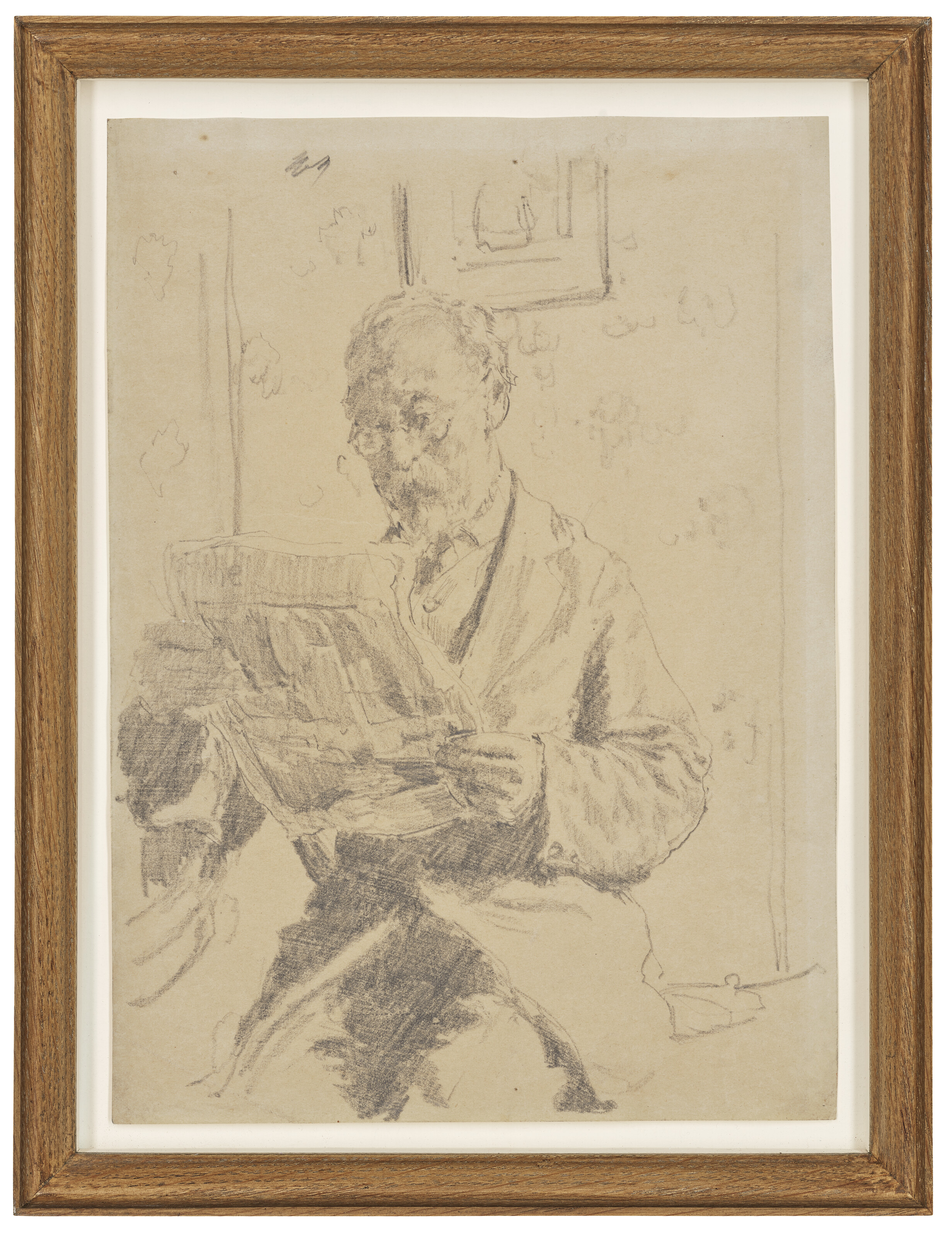Walter Richard Sickert — Человек, читающий, изображение 2