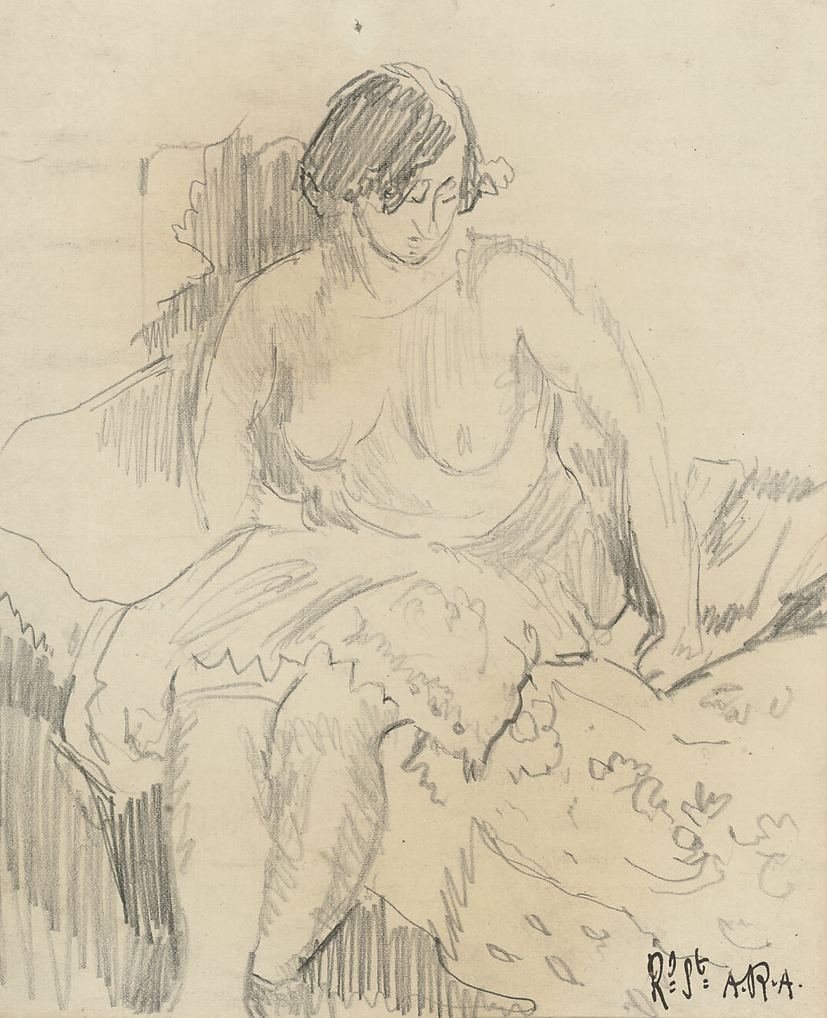 Walter Richard Sickert — Обнаженная на кровати