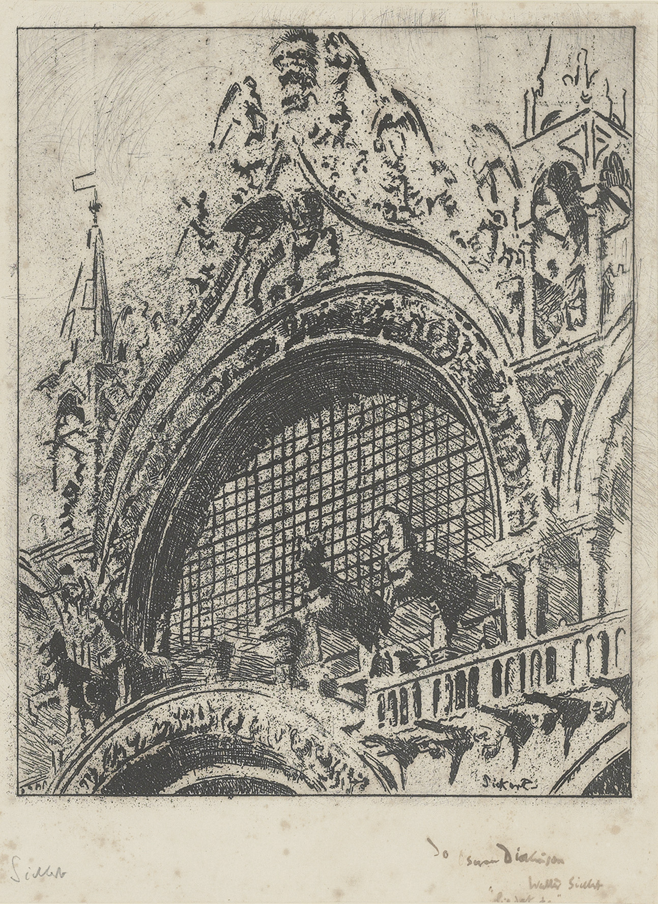Walter Richard Sickert — Венеция, Лошади Святого Марка (Третья версия)
