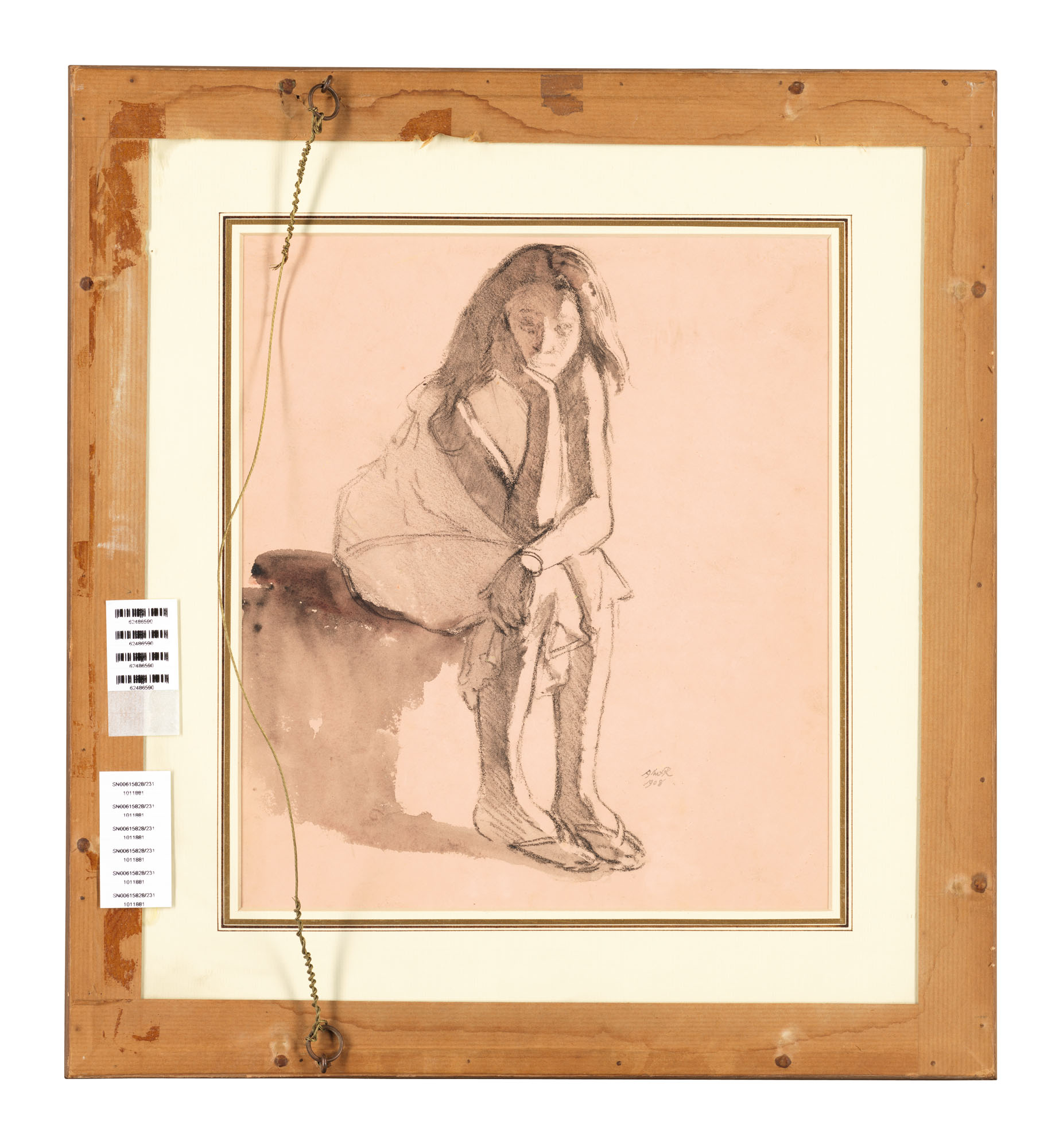 Walter Richard Sickert — Портрет Уолтера Ричарда Сикерта (спереди) и женский портрет ( сзади ), изображение 2