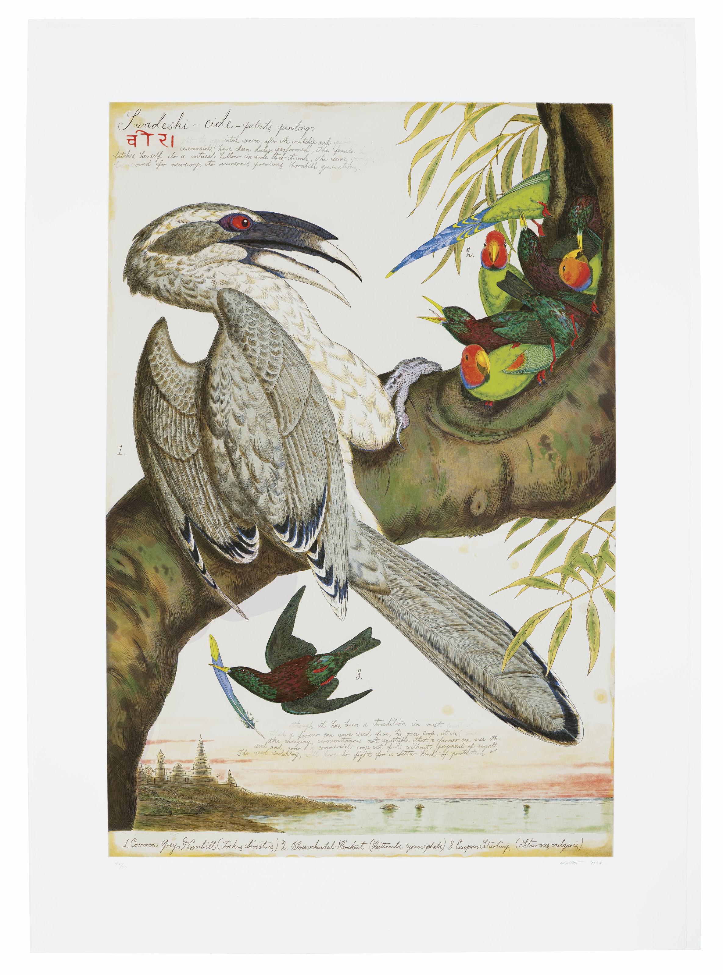 Walton Ford — "Свадьба", 1998; "История моего освобождения", 1999; "Эмблема Бенджамина", 2000; "Сказка о Джонни Наткине", 2001; "Скомпрометированный", 2003; и "Визит", 2004, изображение 5