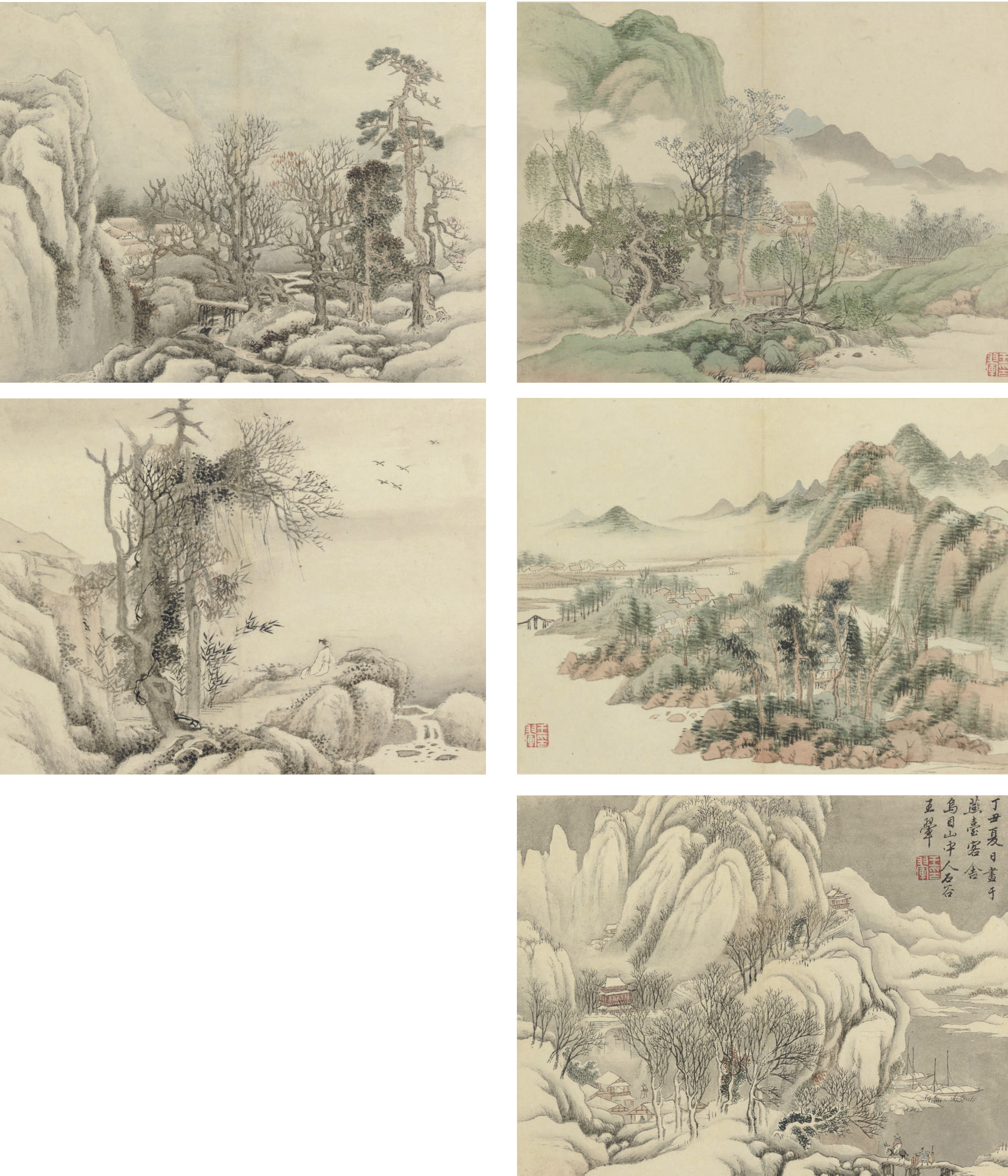 Wang Hui — пейзажи