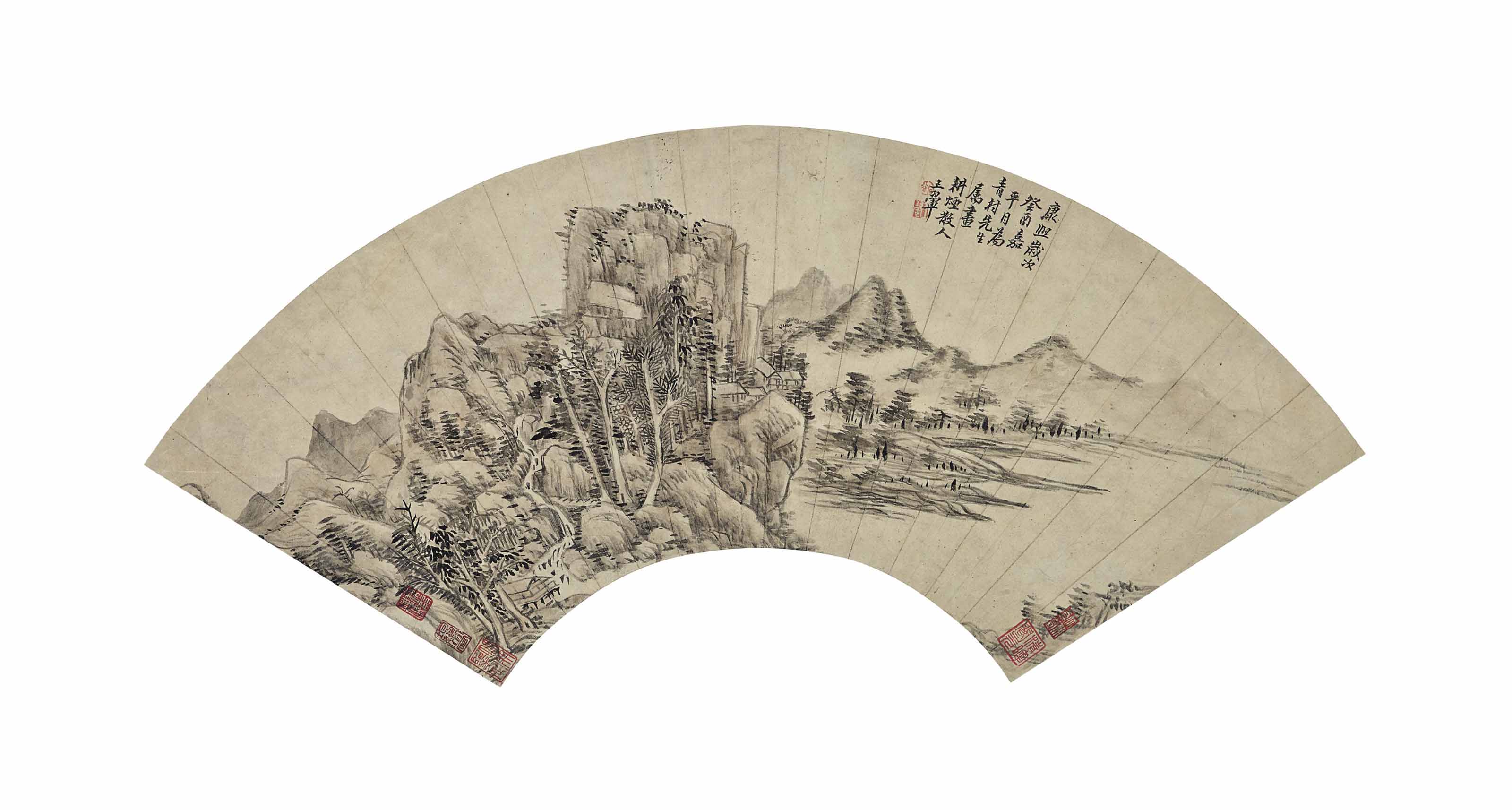 Wang Hui — пейзаж