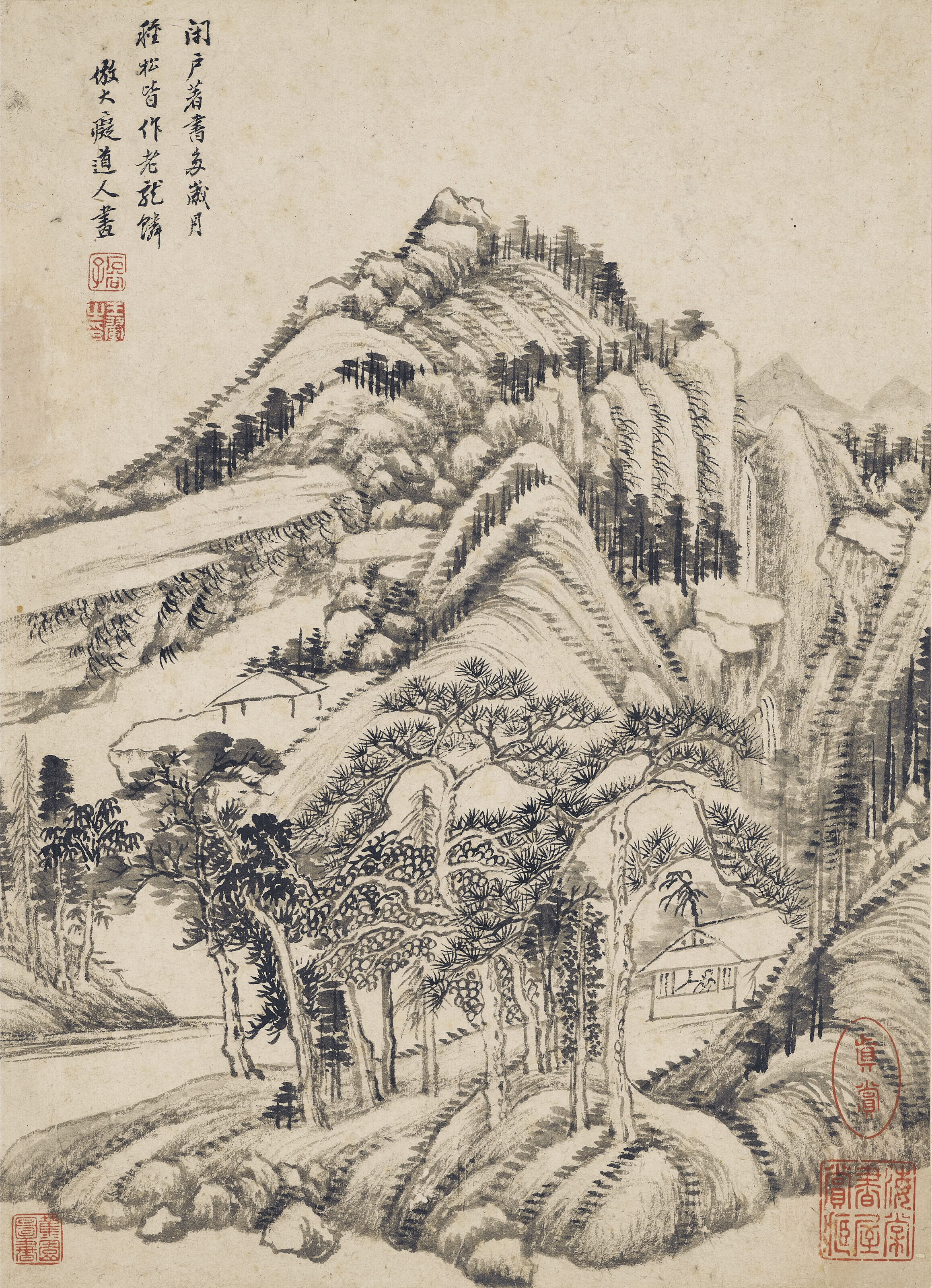 Wang Hui — Пейзажи старых мастеров, изображение 4