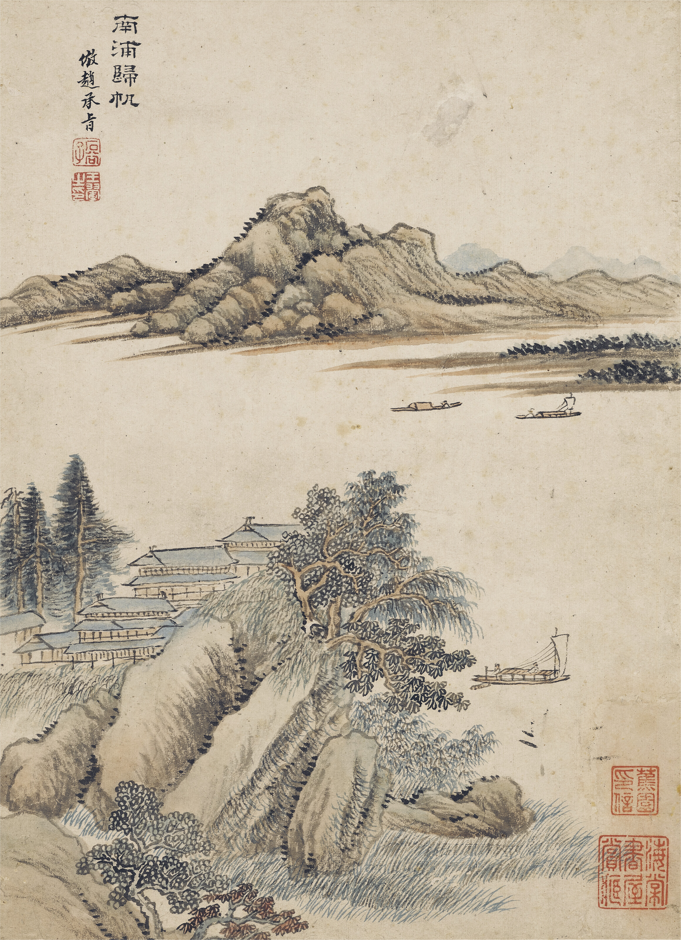 Wang Hui — Пейзажи старых мастеров, изображение 7