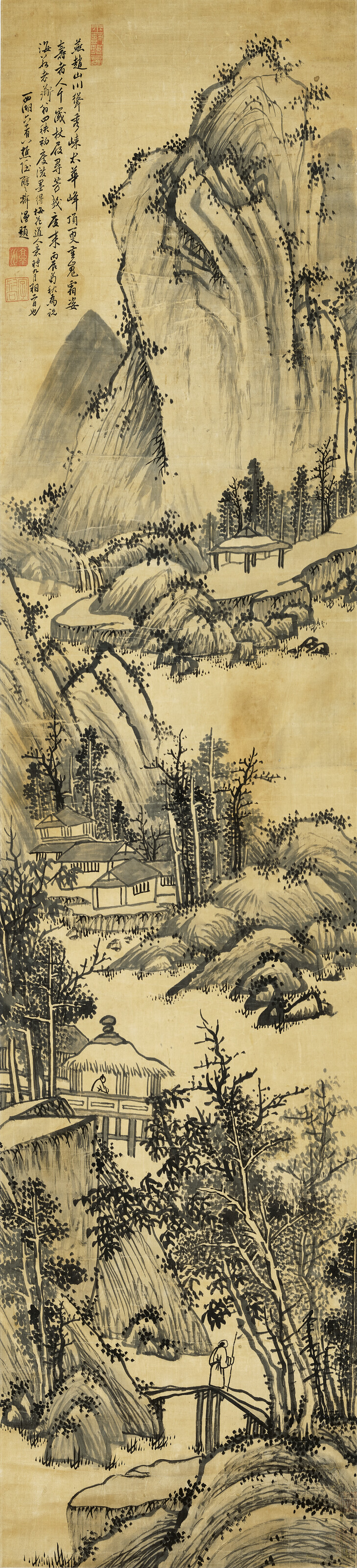 Wang Zhen — Пейзаж в честь У Чжэня