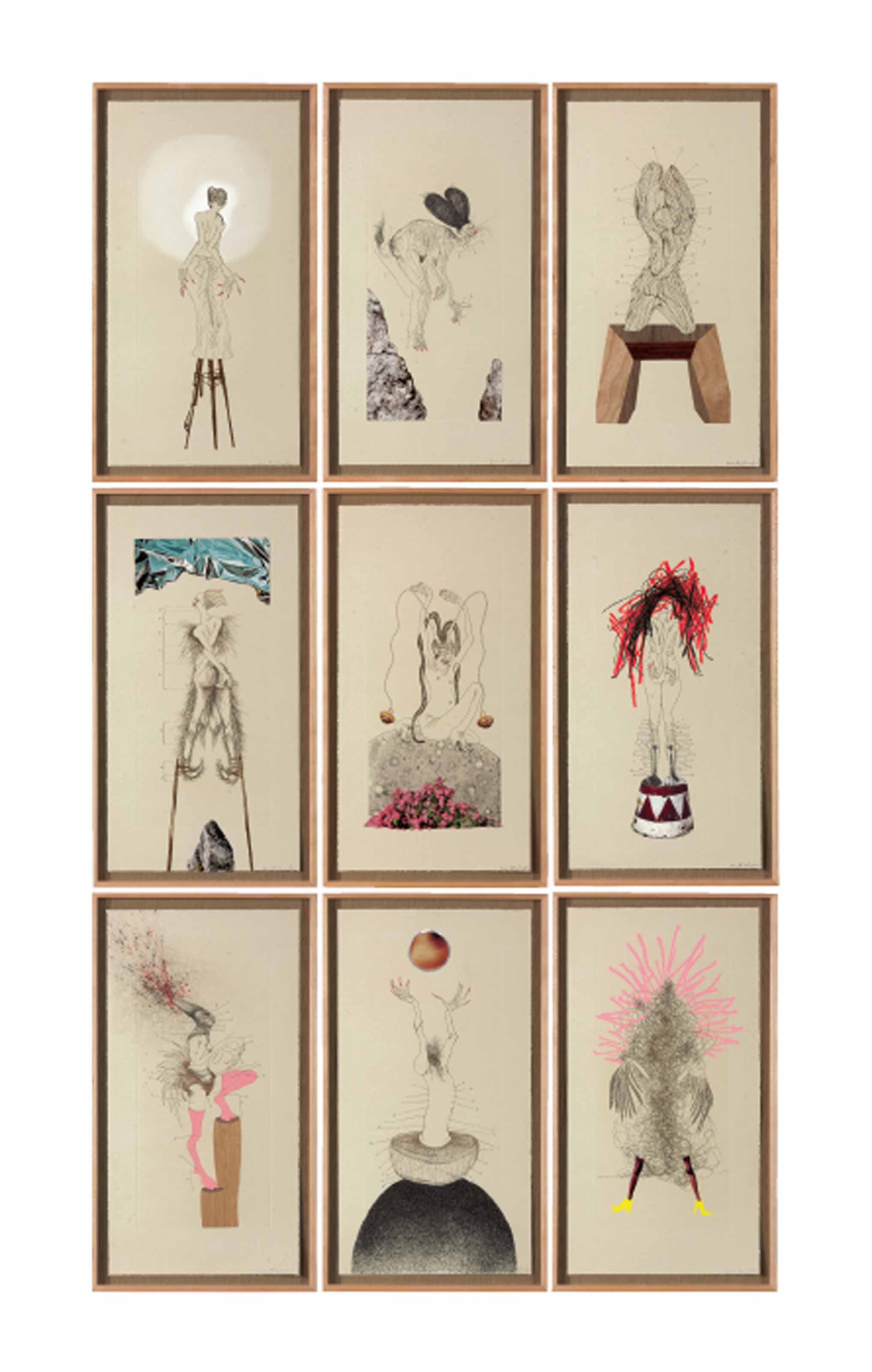 Wangechi Mutu — Первоначальные девять дочерей