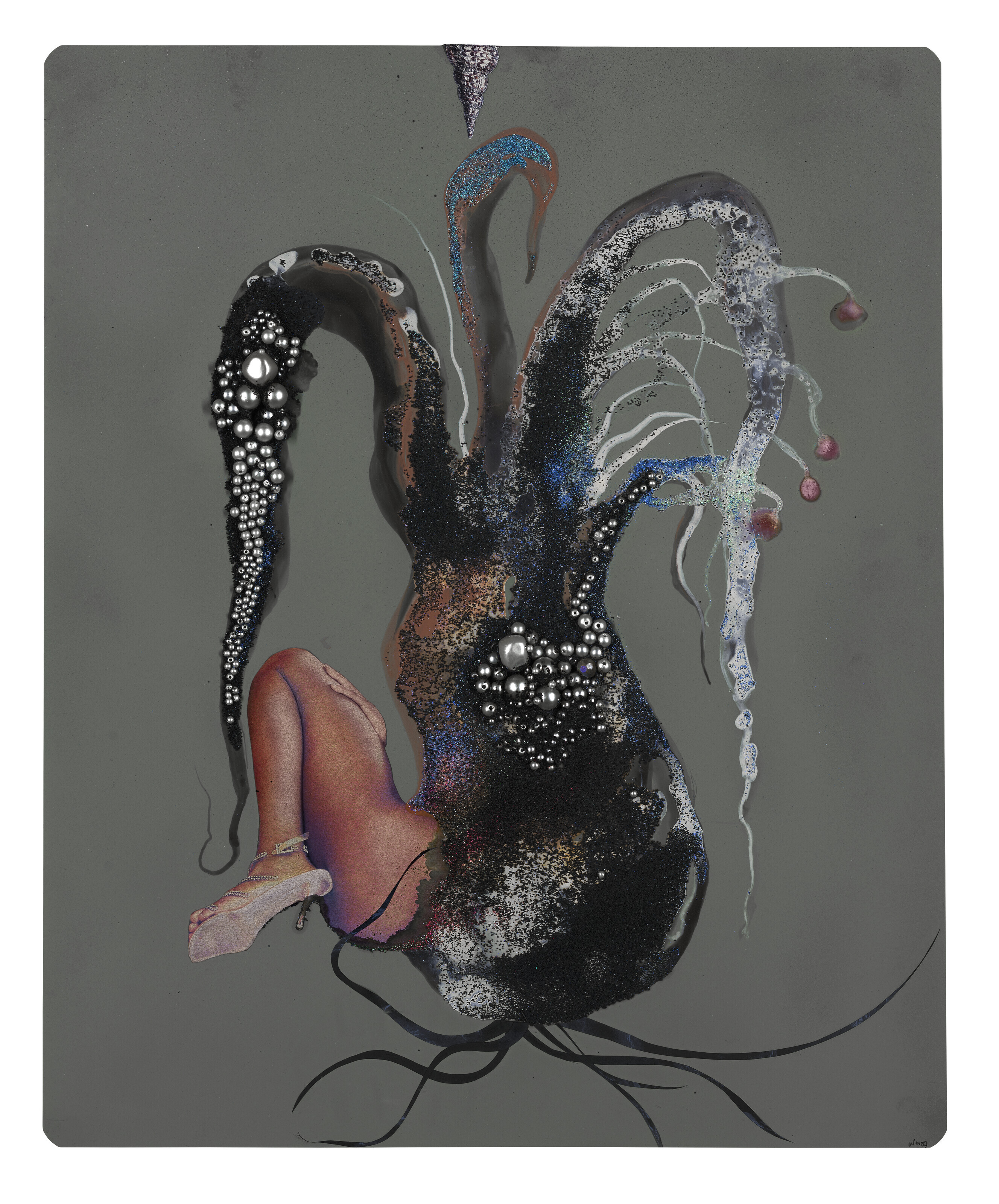 Wangechi Mutu — Пьяная пальма II