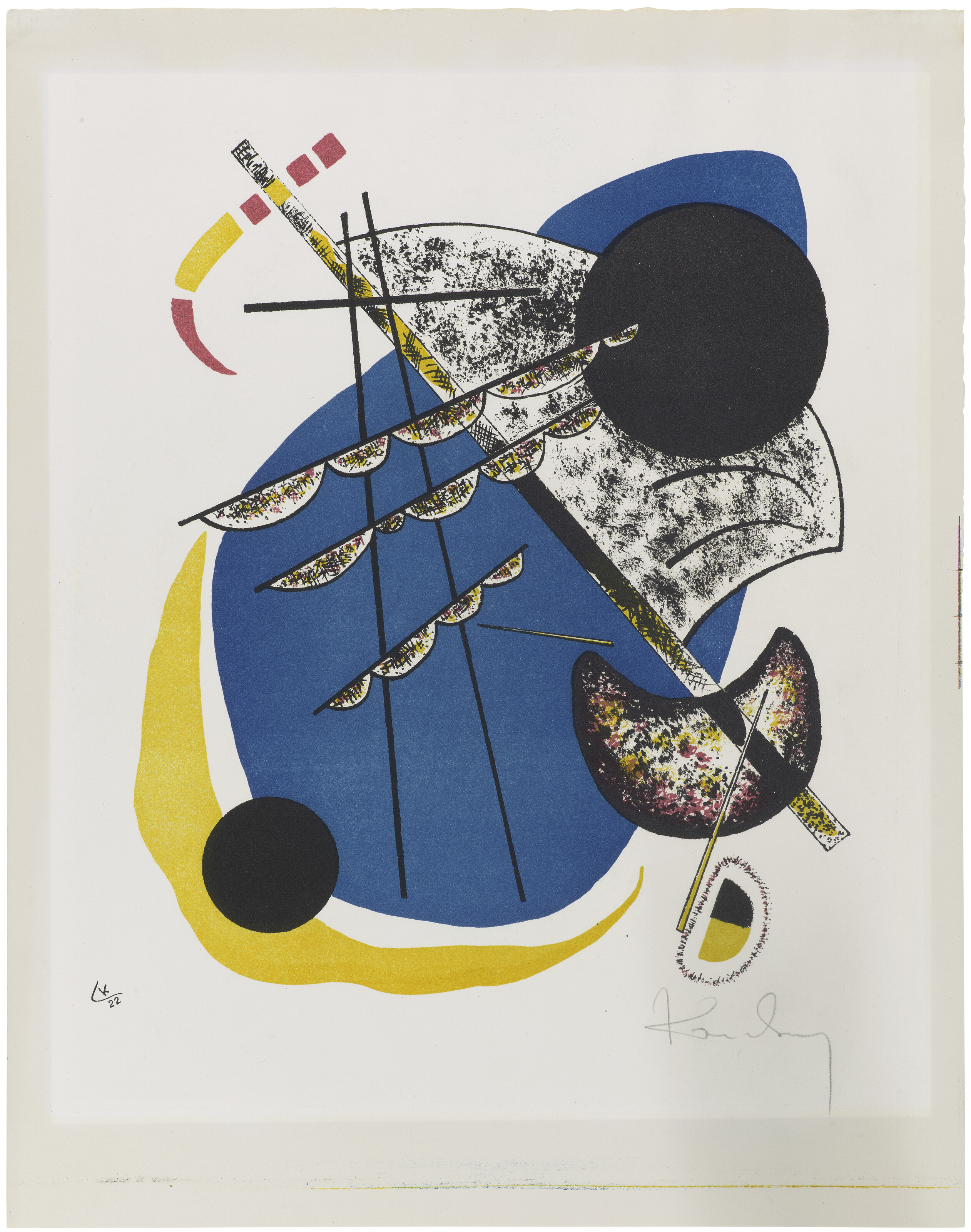 Wassily Kandinsky — Kleine Welten II, от Kleine Welten, изображение 3