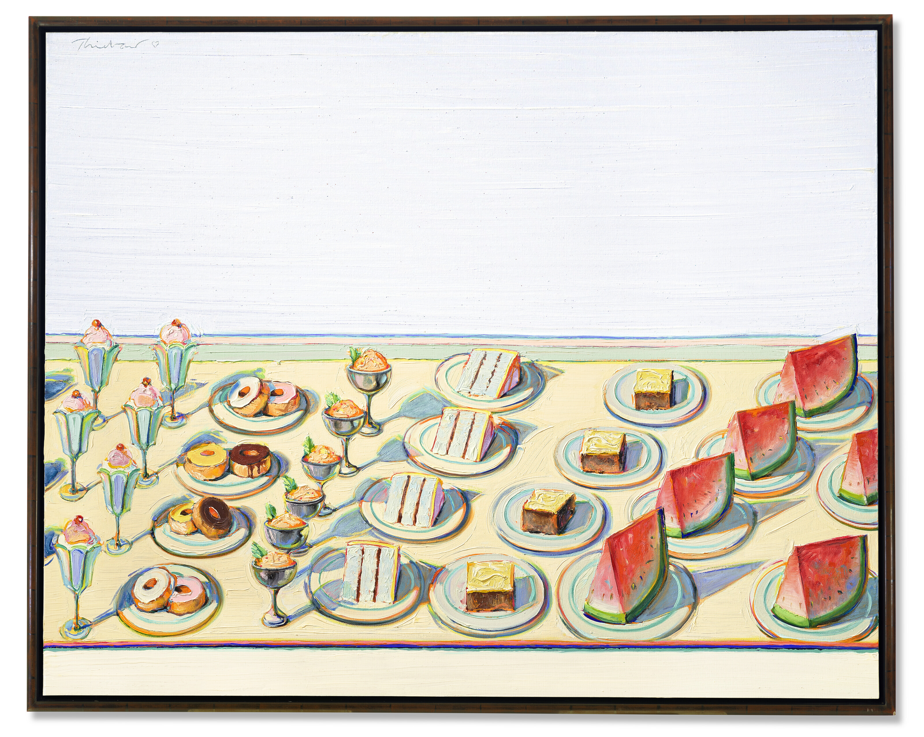 Wayne Thiebaud — Десертный стол, изображение 2