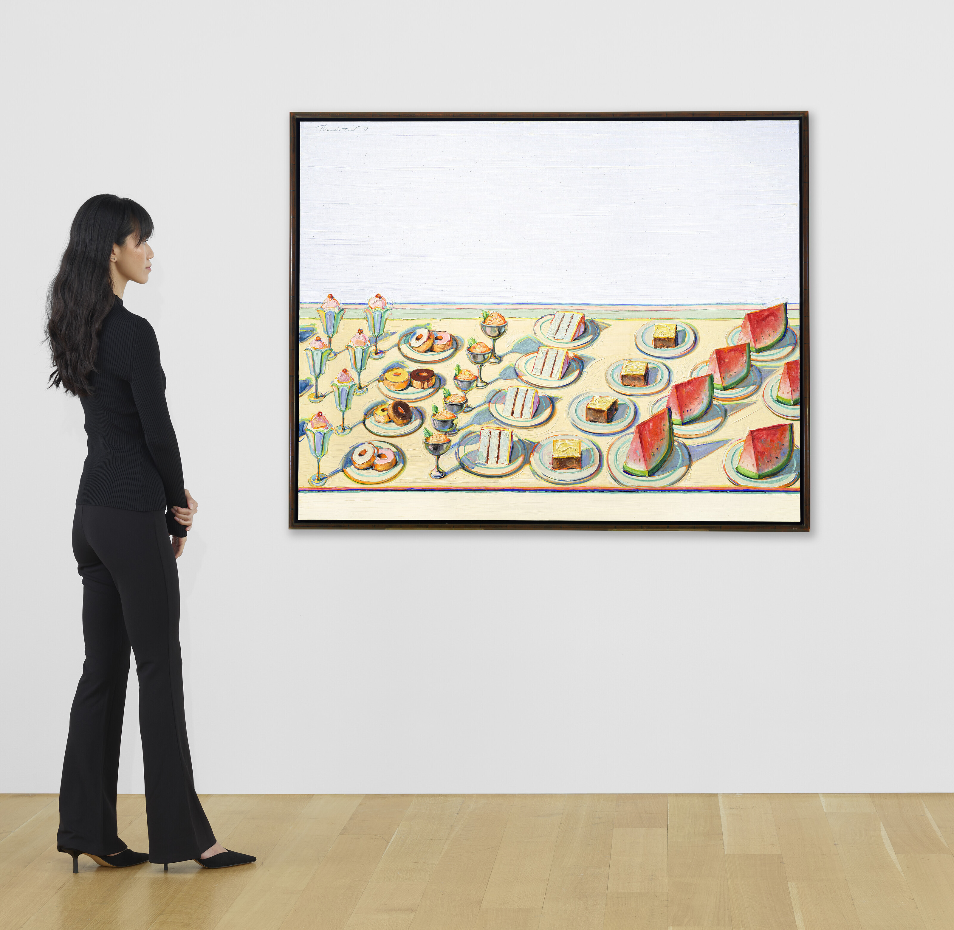Wayne Thiebaud — Десертный стол, изображение 4