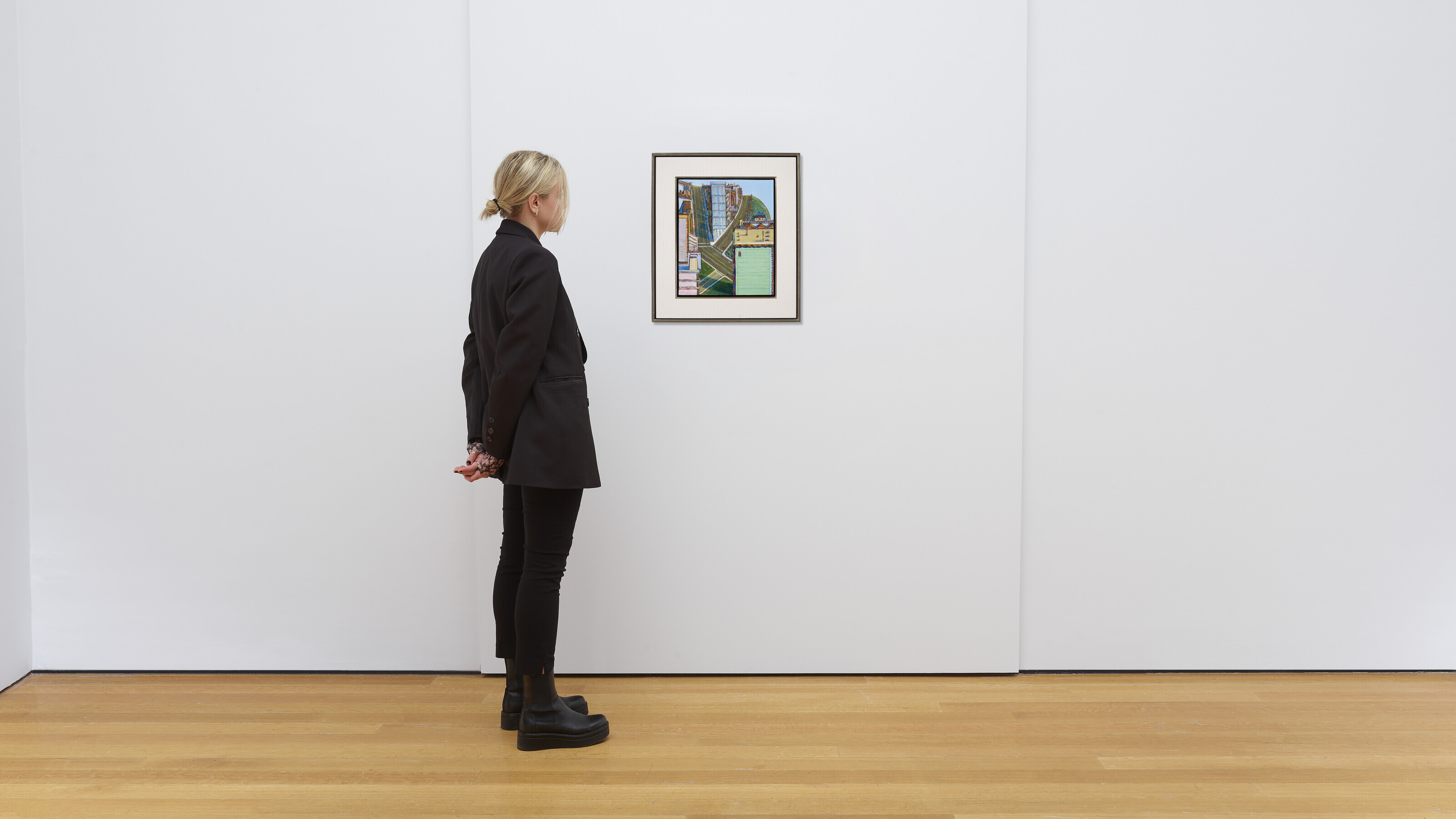 Wayne Thiebaud — Спускающийся по склону перекресток, изображение 5