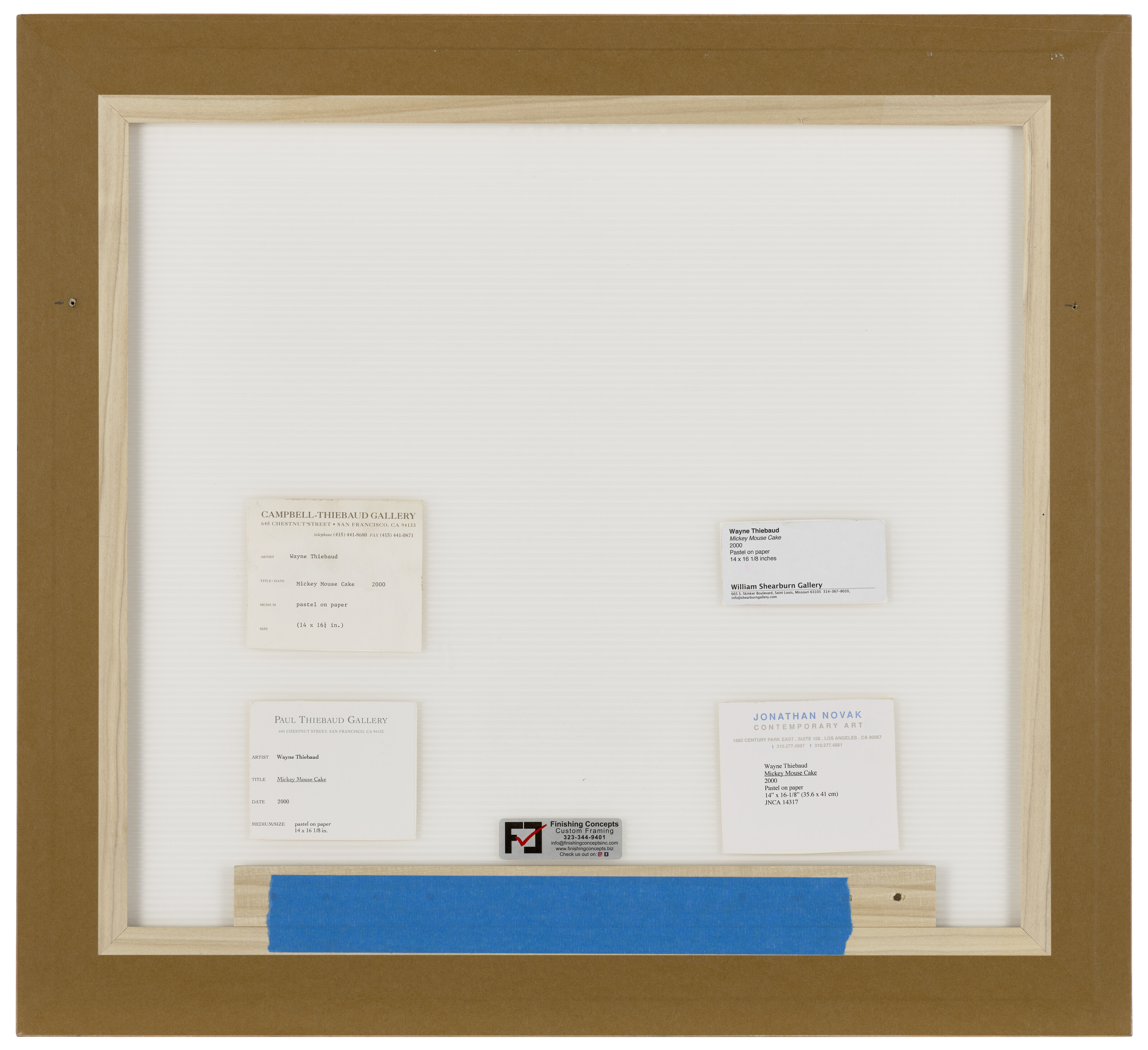 Wayne Thiebaud — Торт с Микки Маусом, изображение 3