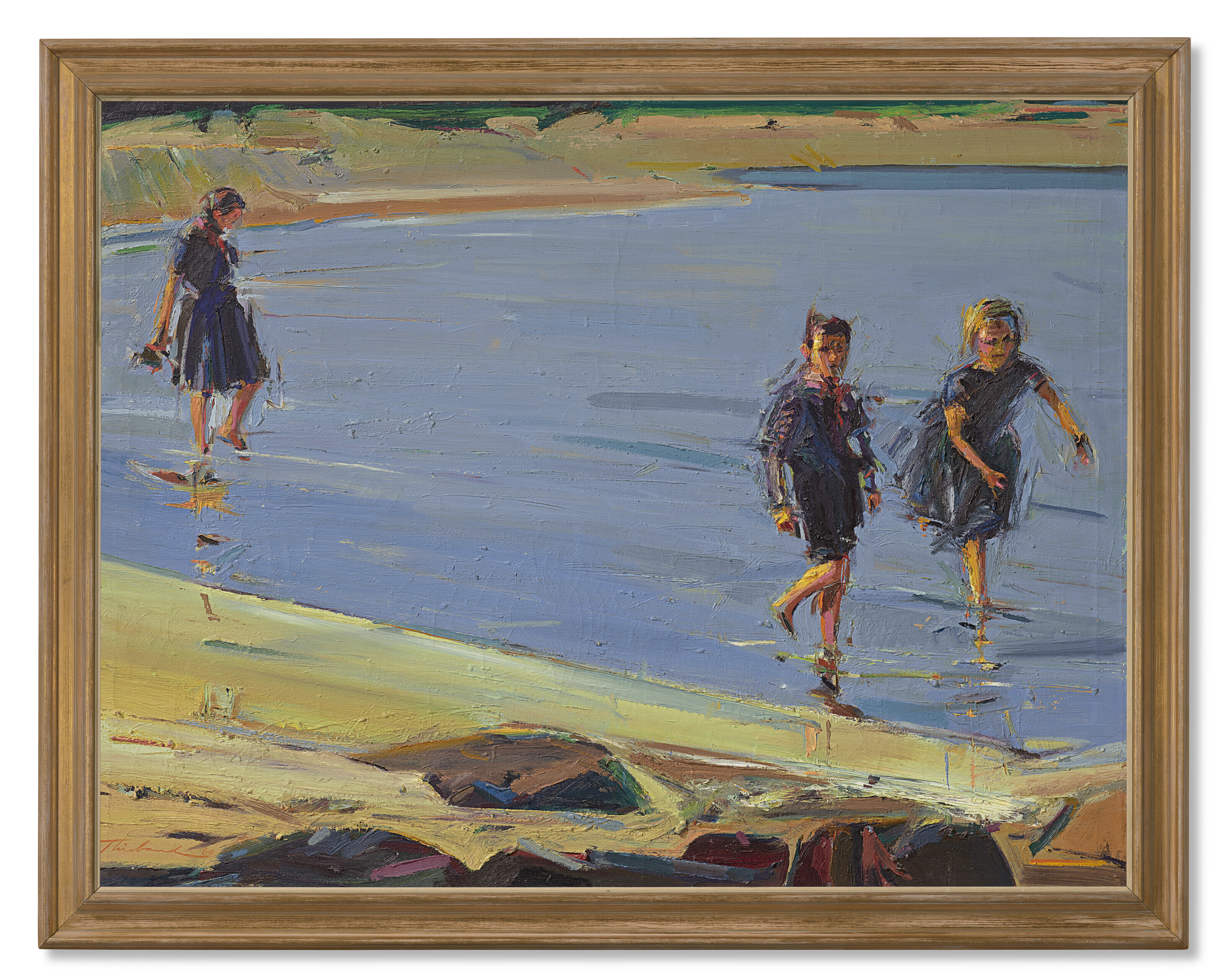 Wayne Thiebaud — Бредущие вброд фигуры, изображение 2