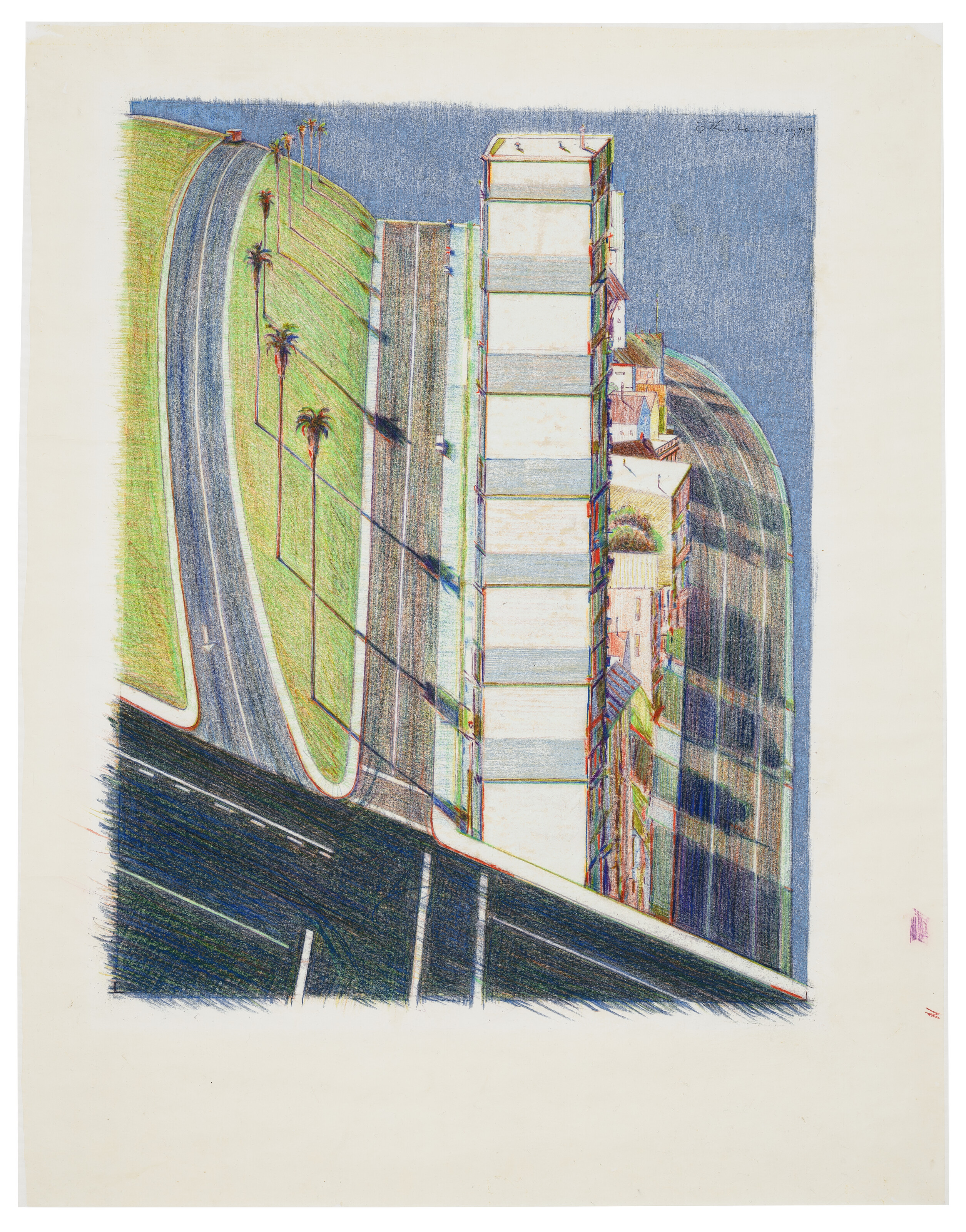 Wayne Thiebaud — Пальмовый хребет, изображение 2