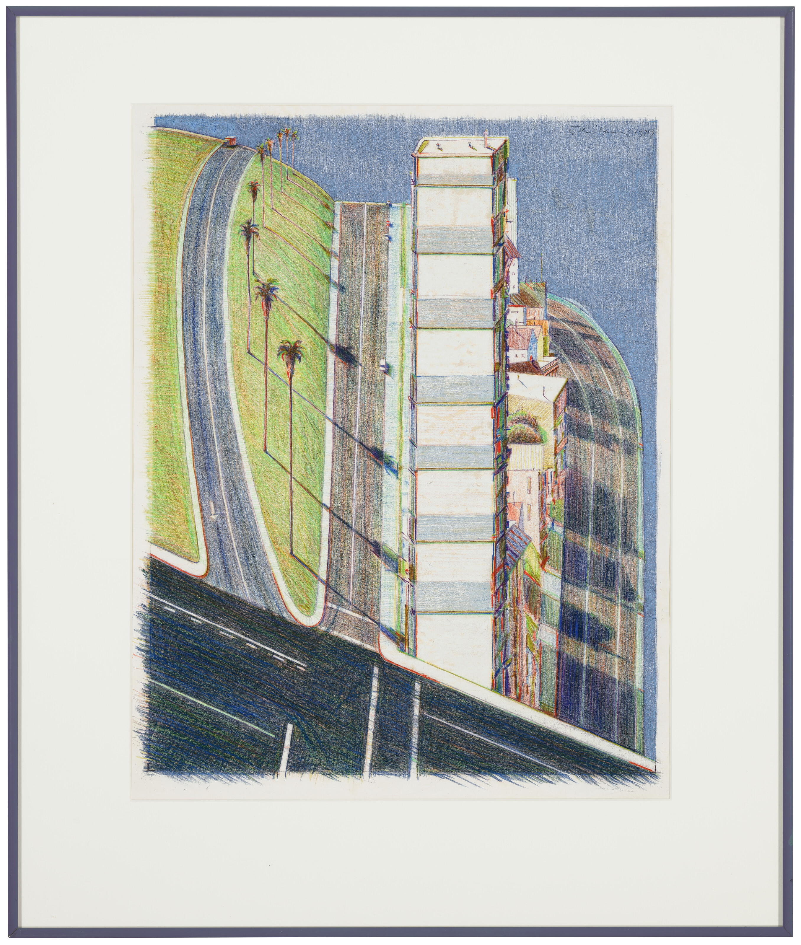 Wayne Thiebaud — Пальмовый хребет, изображение 3