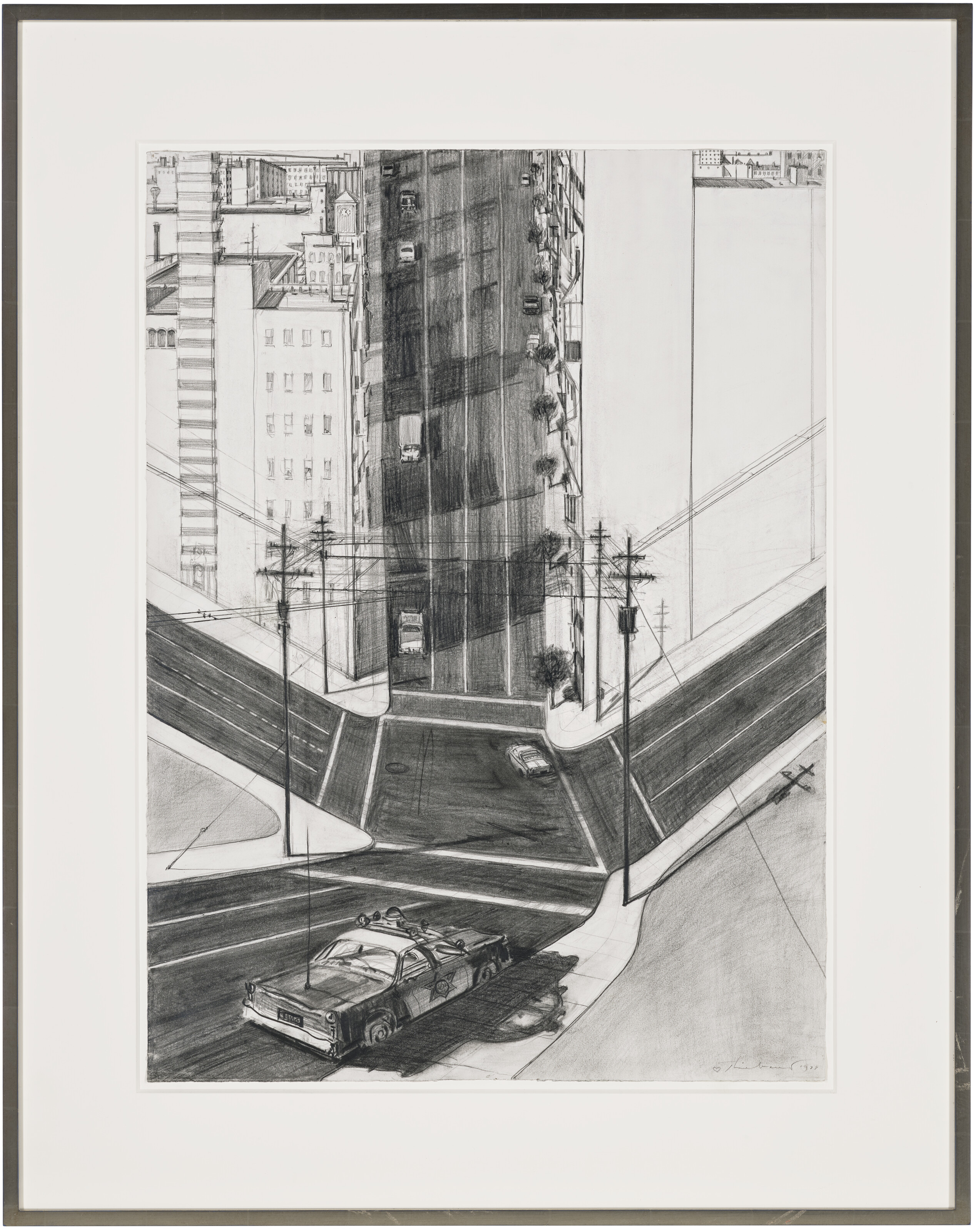 Wayne Thiebaud — Без названия (этюд для "Городской полицейской машины"), изображение 2