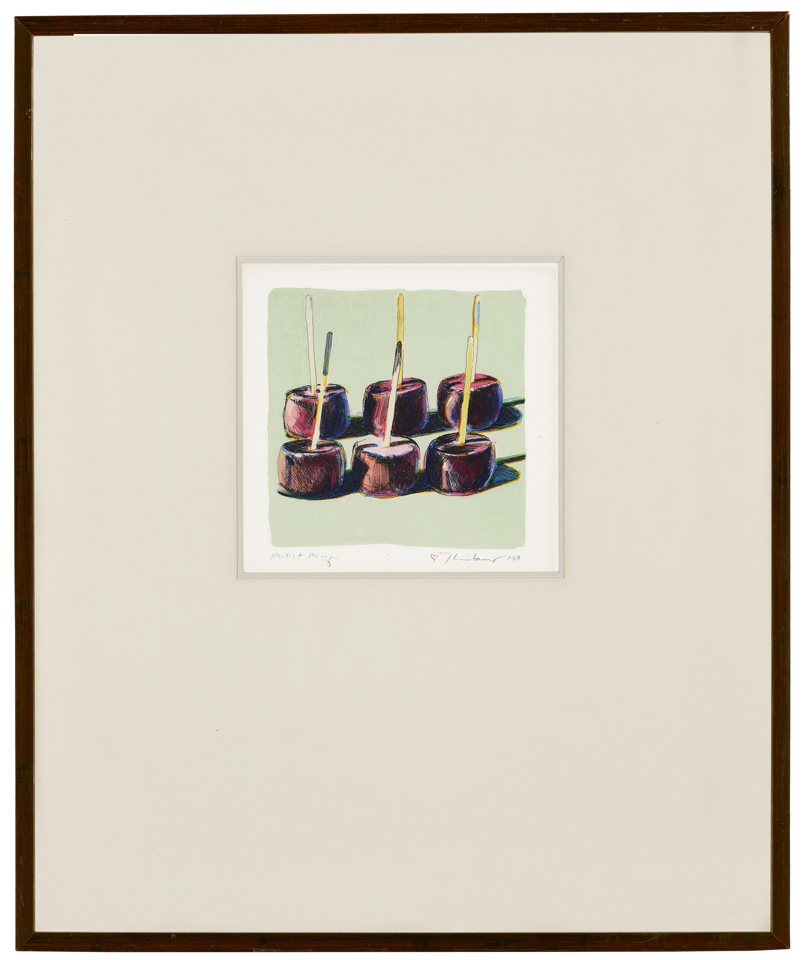 Wayne Thiebaud — Засахаренные яблоки от "Деликатесов", изображение 2
