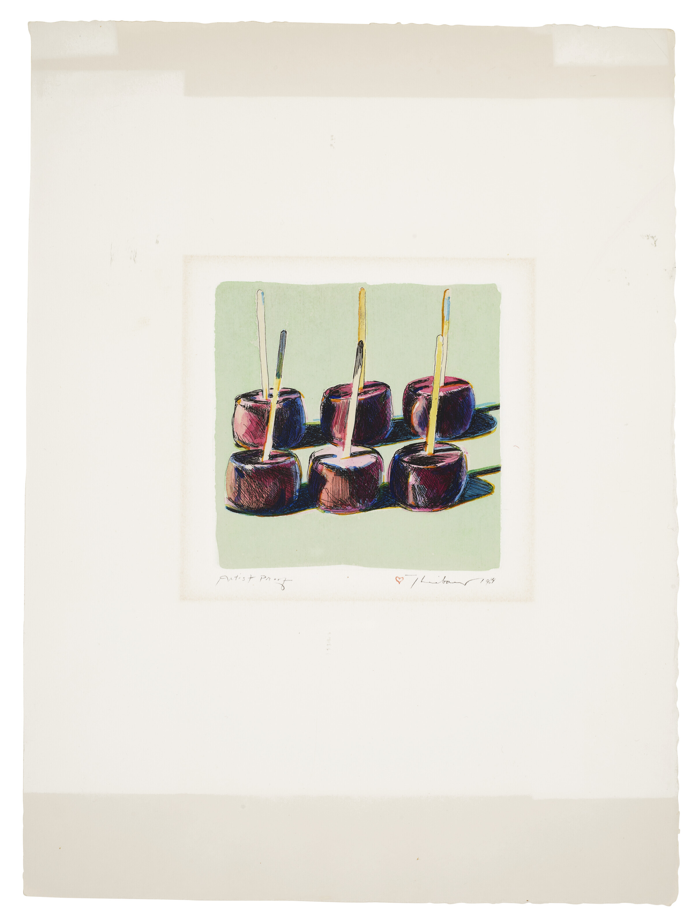 Wayne Thiebaud — Засахаренные яблоки от "Деликатесов", изображение 3