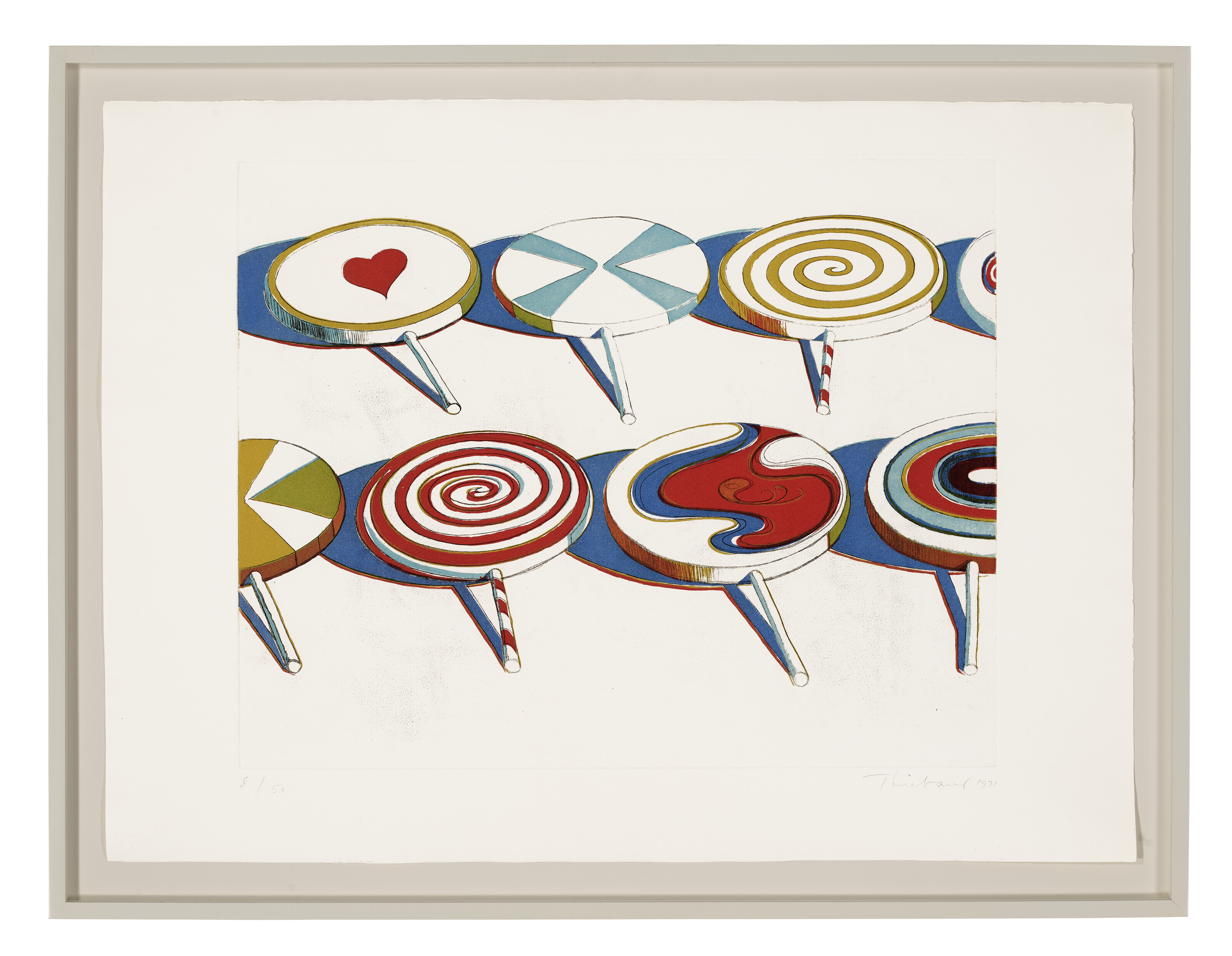 Wayne Thiebaud — Большие лохи, из семи натюрмортов и кролика, изображение 2