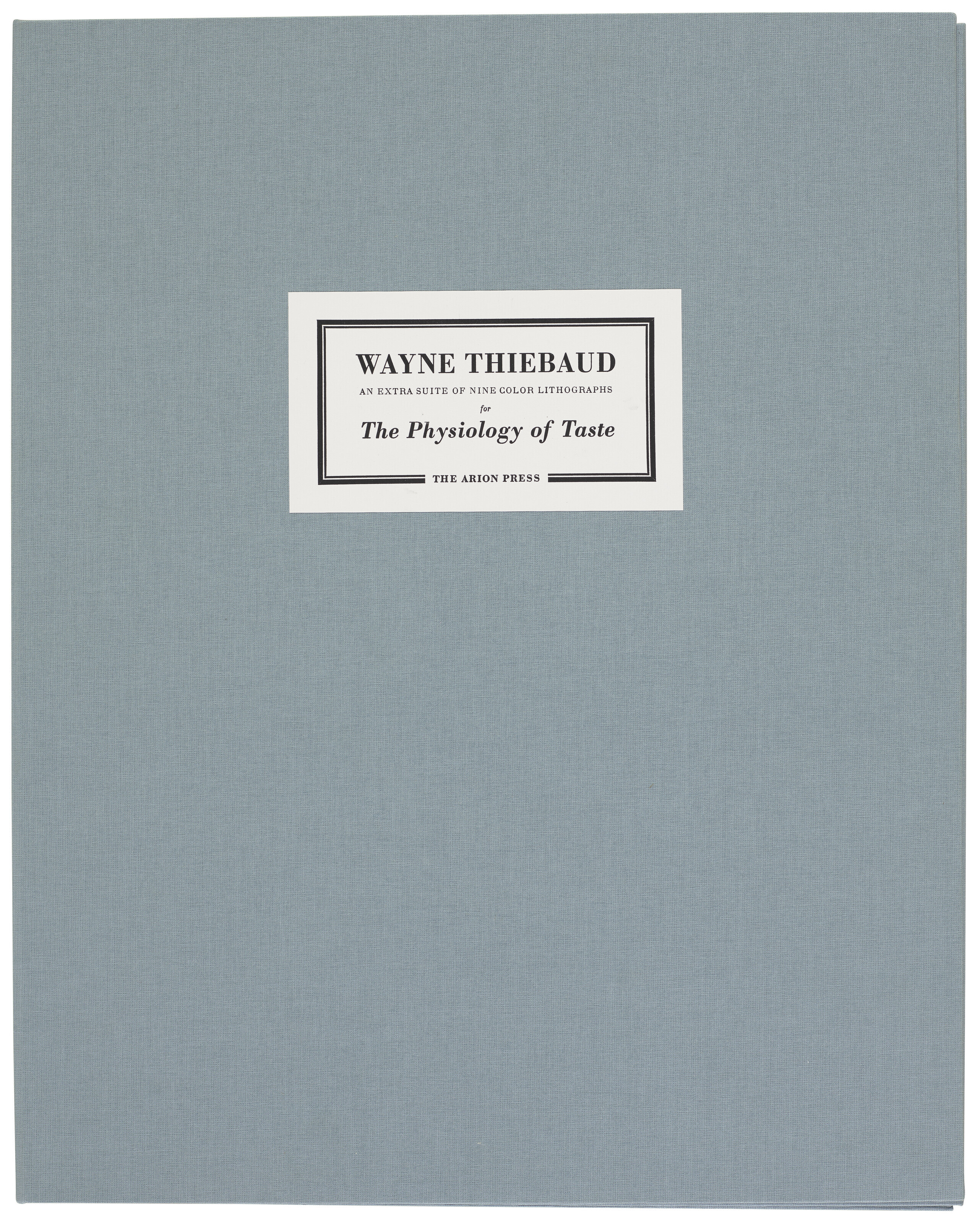 Wayne Thiebaud — Физиология вкуса, изображение 2