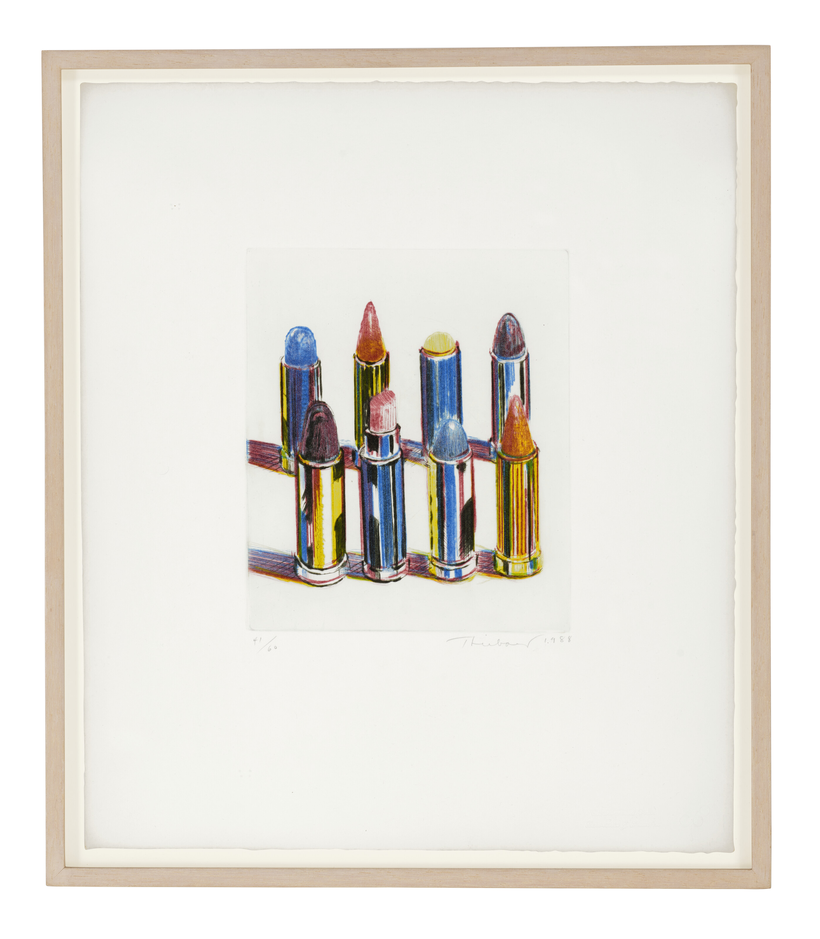 Wayne Thiebaud — Восемь помад для губ, изображение 2